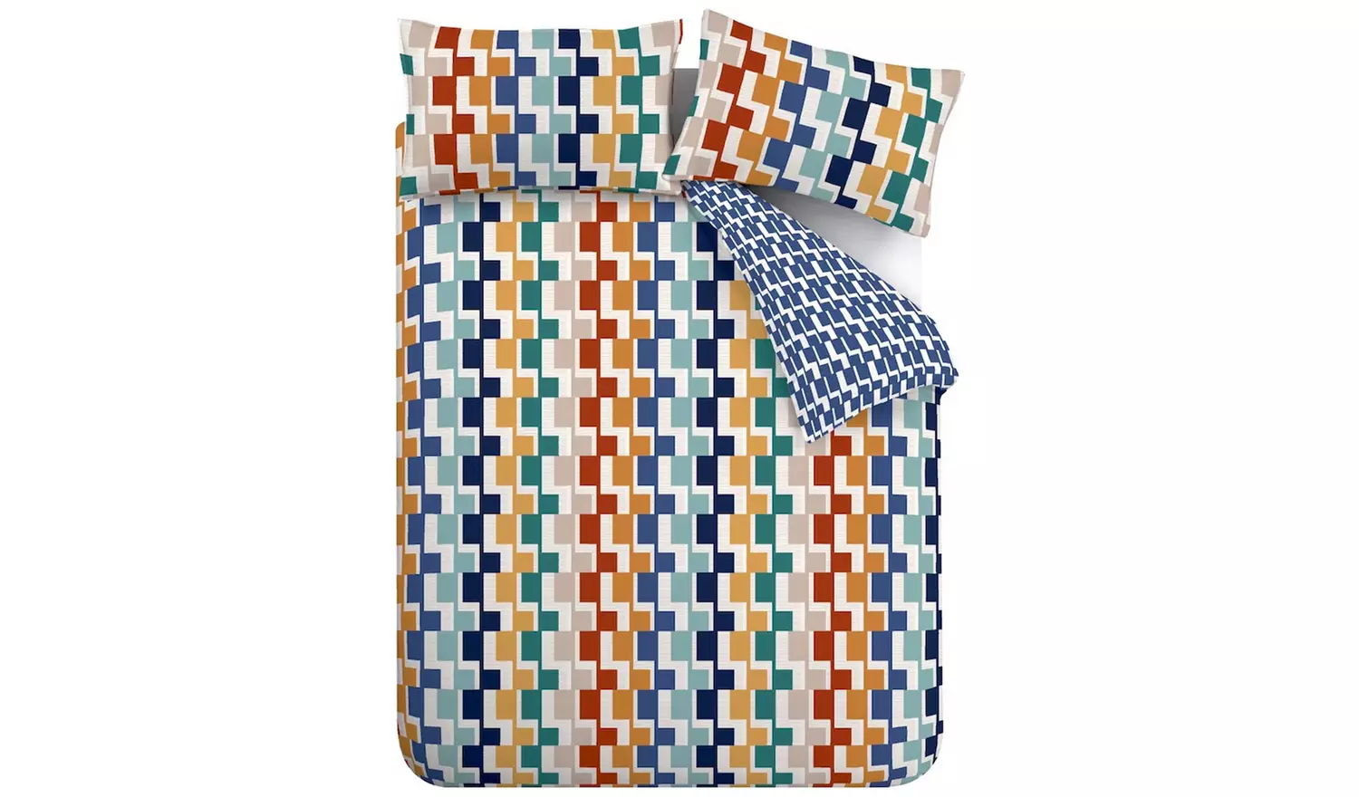 Catherine Lansfield Bryson Geometric Bedding Set - Double