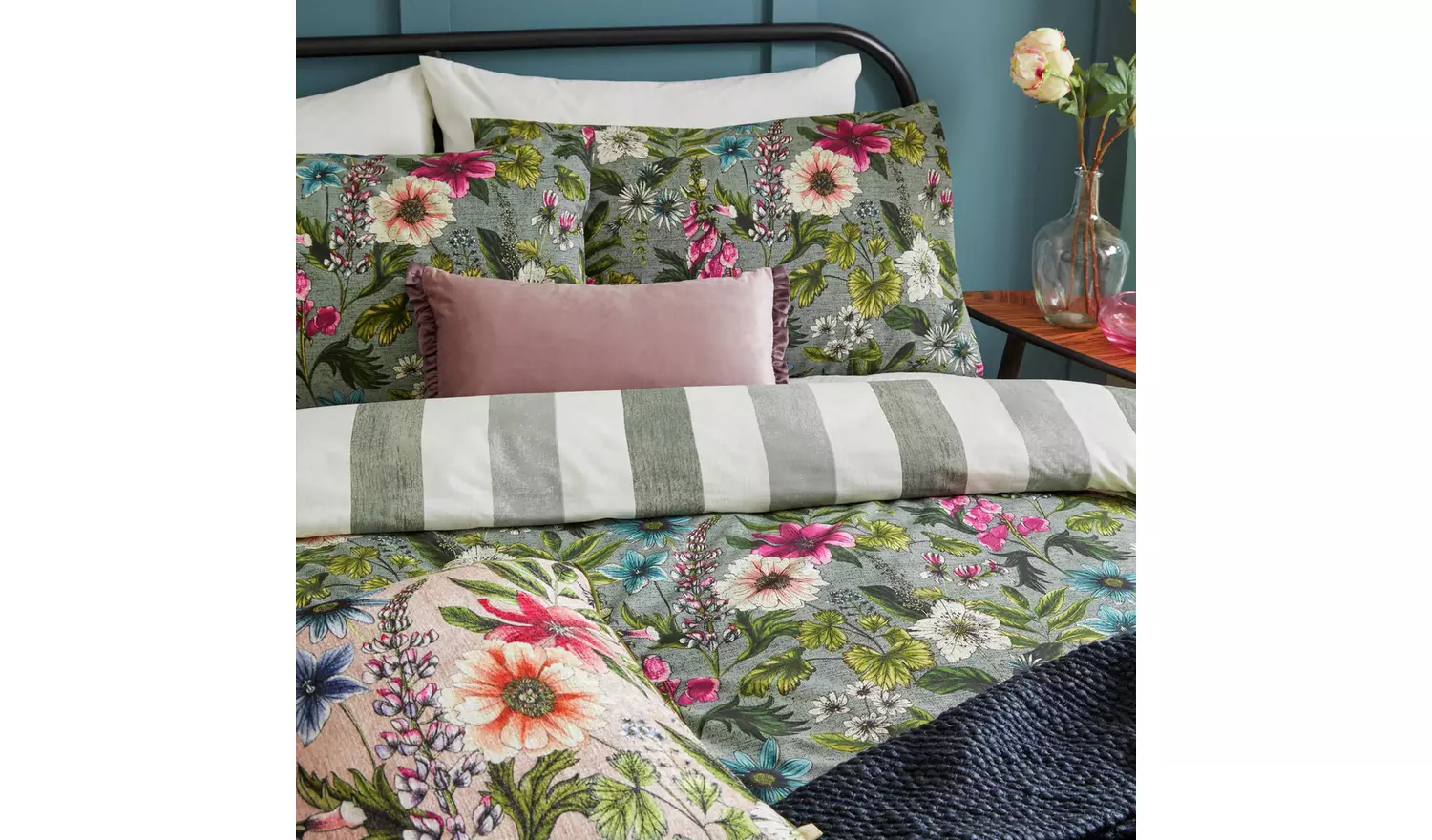 Wylder Hidcote Manor Green Bedding Set - Superking
