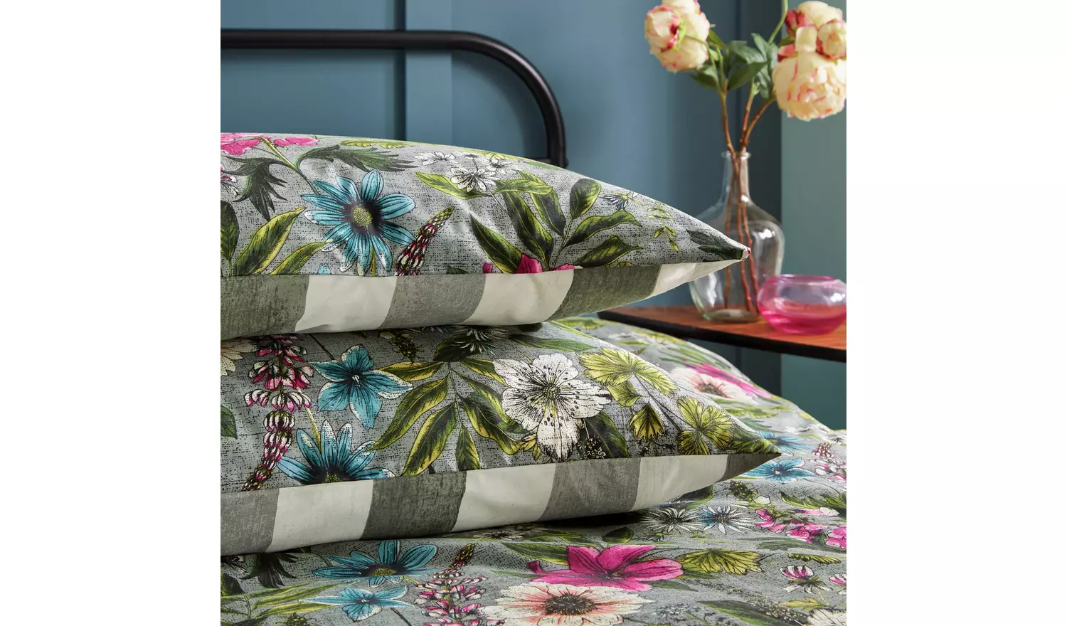 Wylder Hidcote Manor Green Bedding Set - Superking