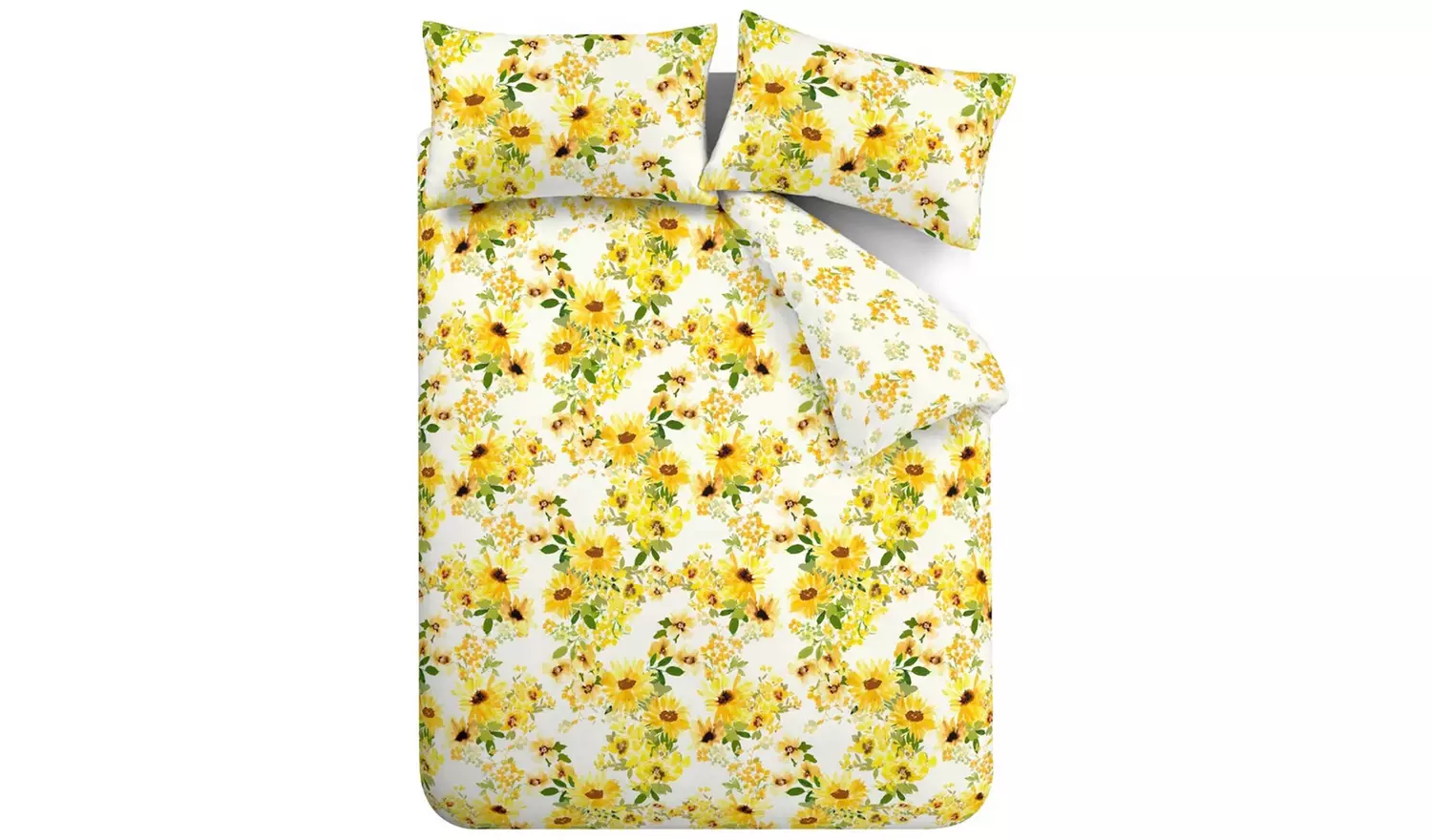 Catherine Lansfield Sunflowers Yellow Bedding Set - Double