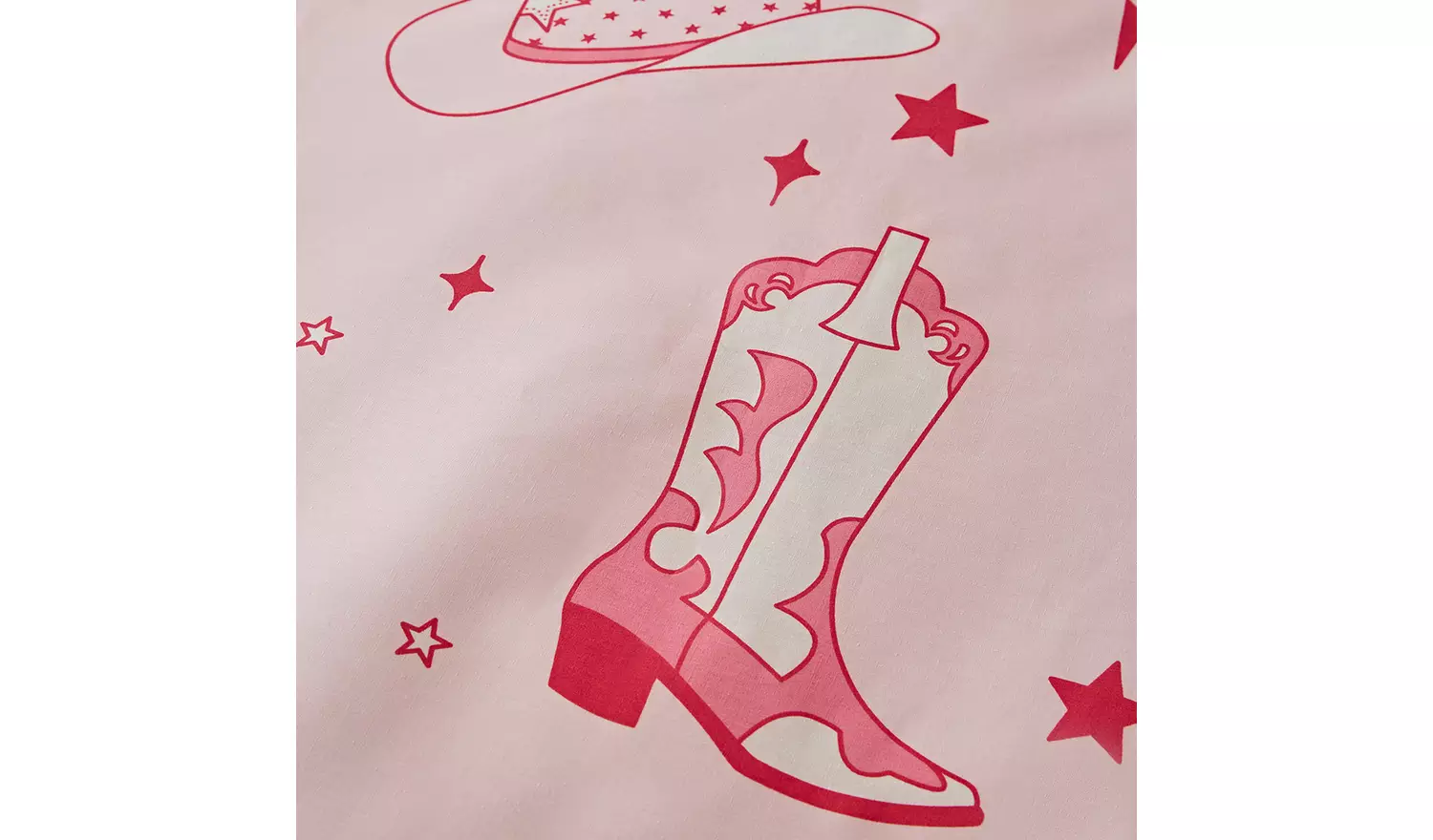 Sassy B Cowgirl Boots Pink Bedding Set - Double