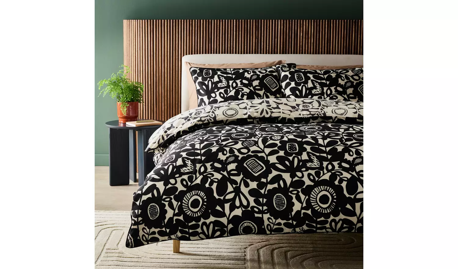 Habitat x Scion Cotton Kukkia Bedding Set - King size
