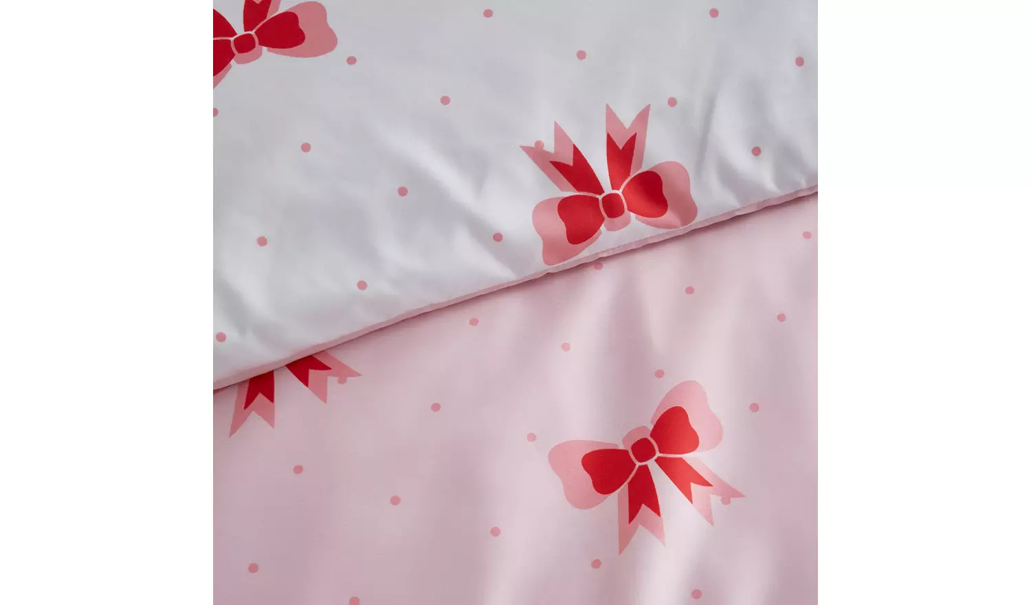 Sassy B Dotty Bows Pink Bedding Set - Single