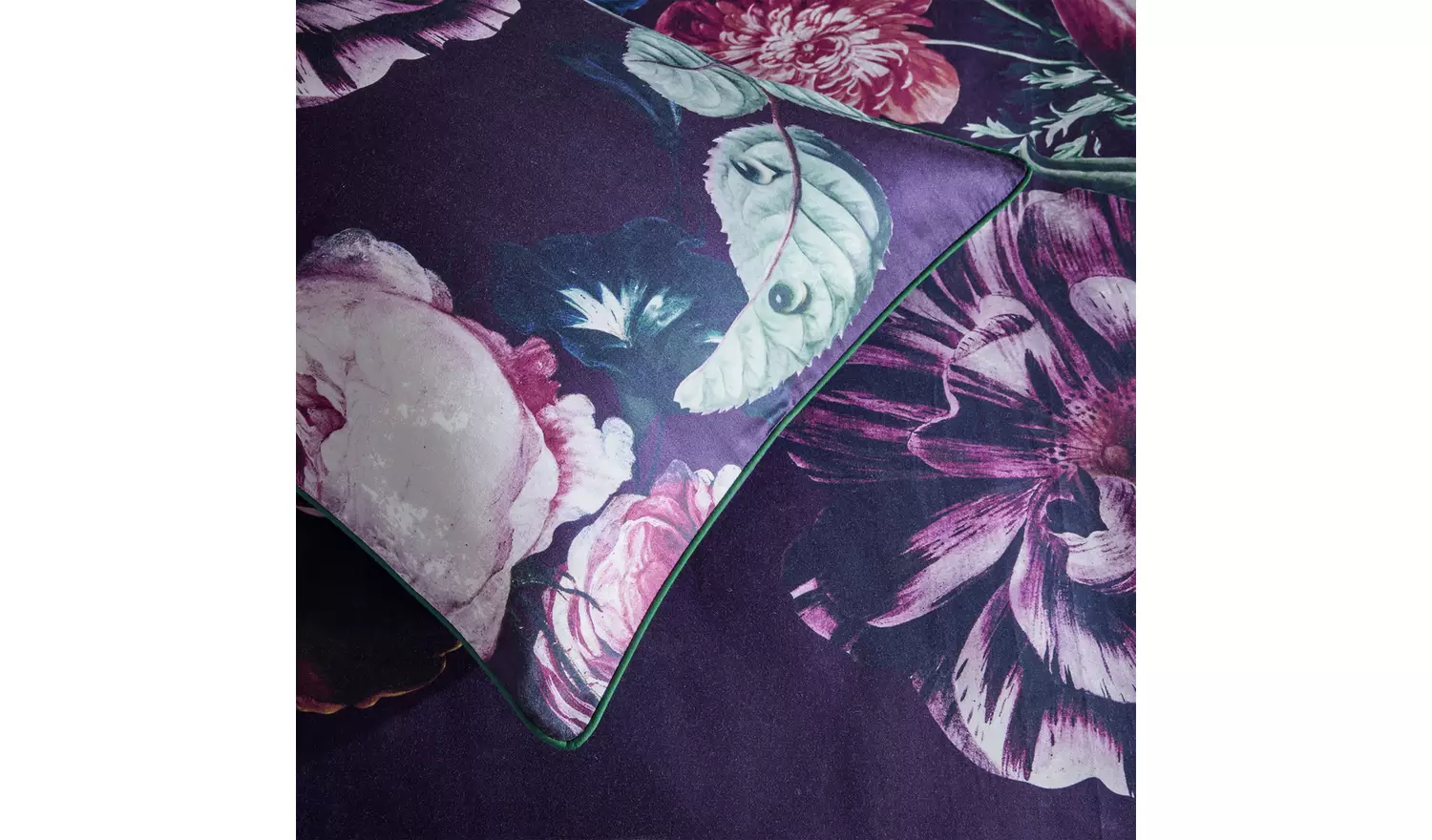 Paoletti Cotton 200 TC Cordelia Purple Bedding Set - King