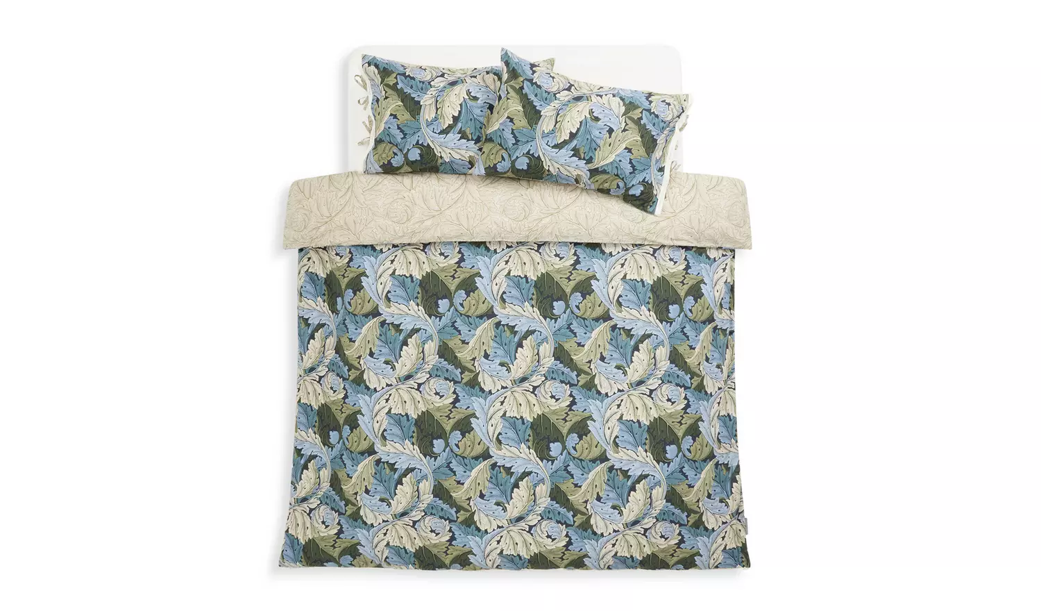 Habitat x Morris & Co. Acanthus Blue Bedding Set - Double