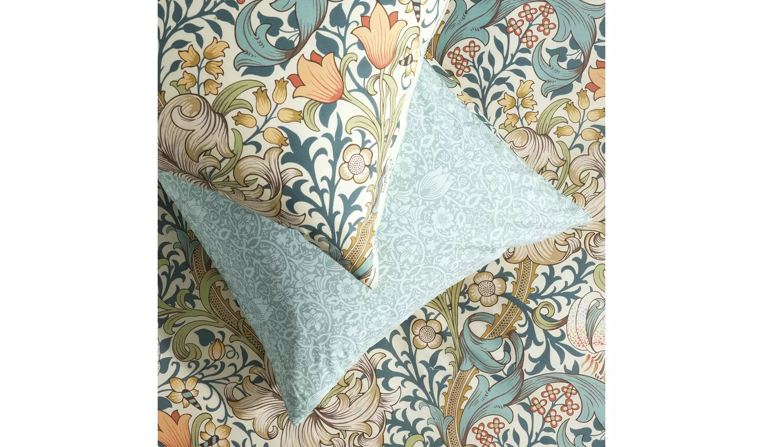 Habitat x Morris & Co. Golden Lily Blue Bedding Set - King