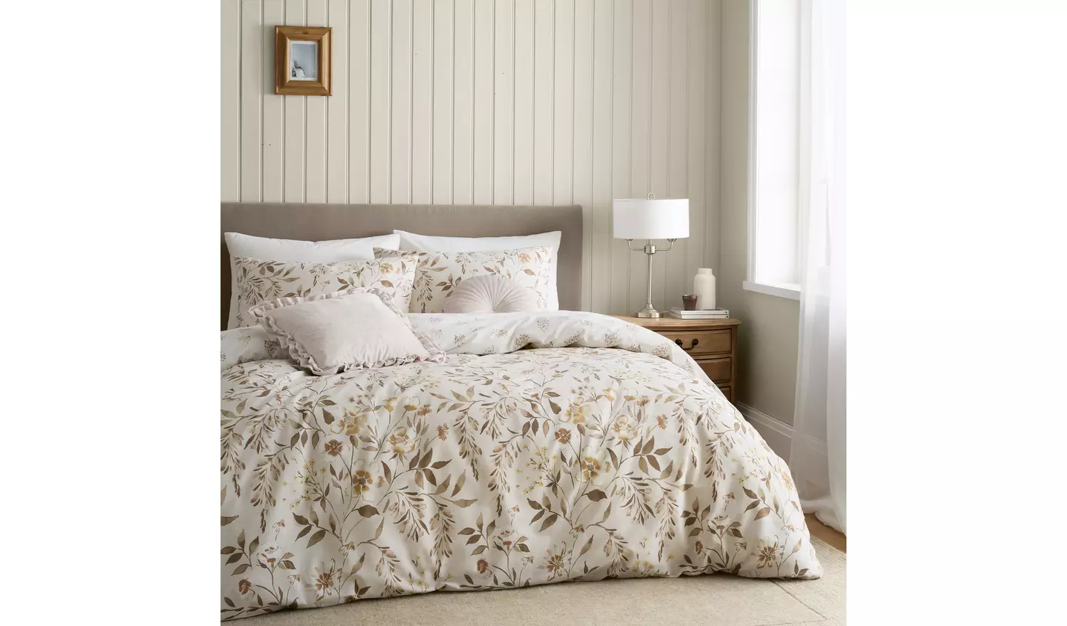 Catherine Lansfield Isadora Floral Bedding Set - Double