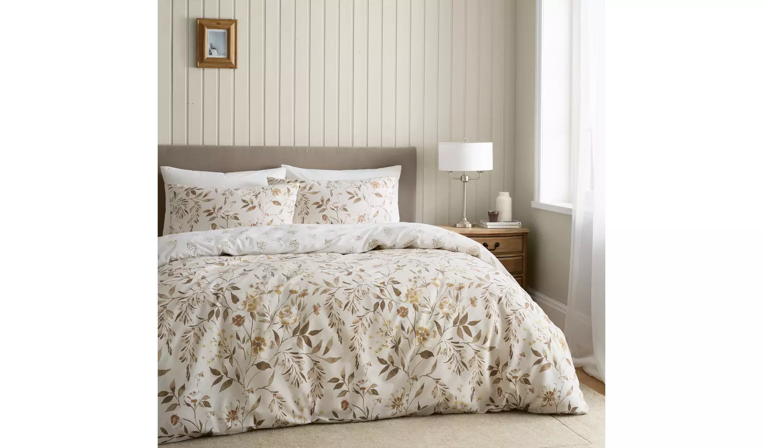Catherine Lansfield Isadora Floral Bedding Set - Double