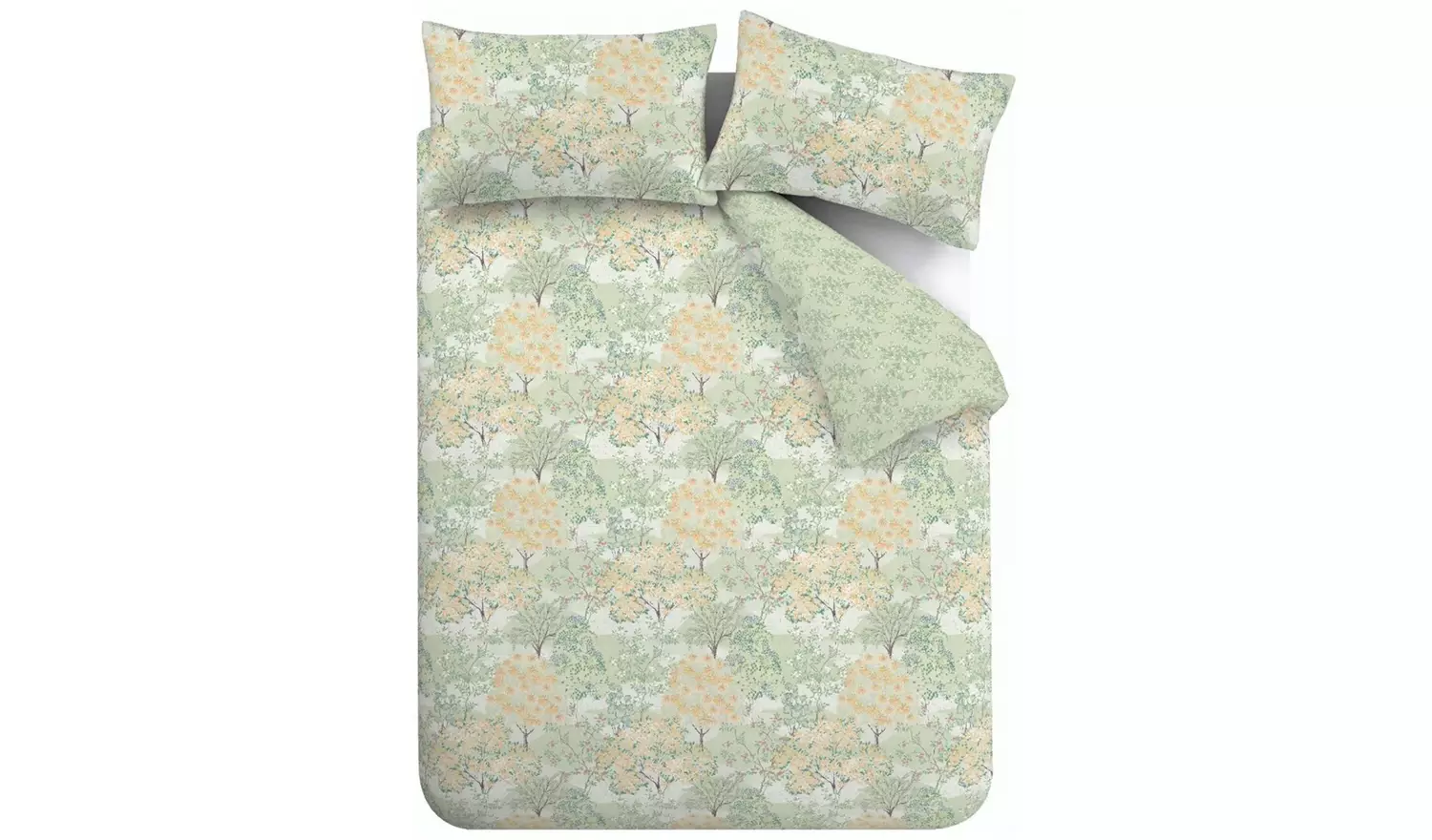 Catherine Lansfield Forest Blossom Green Bedding Set - King