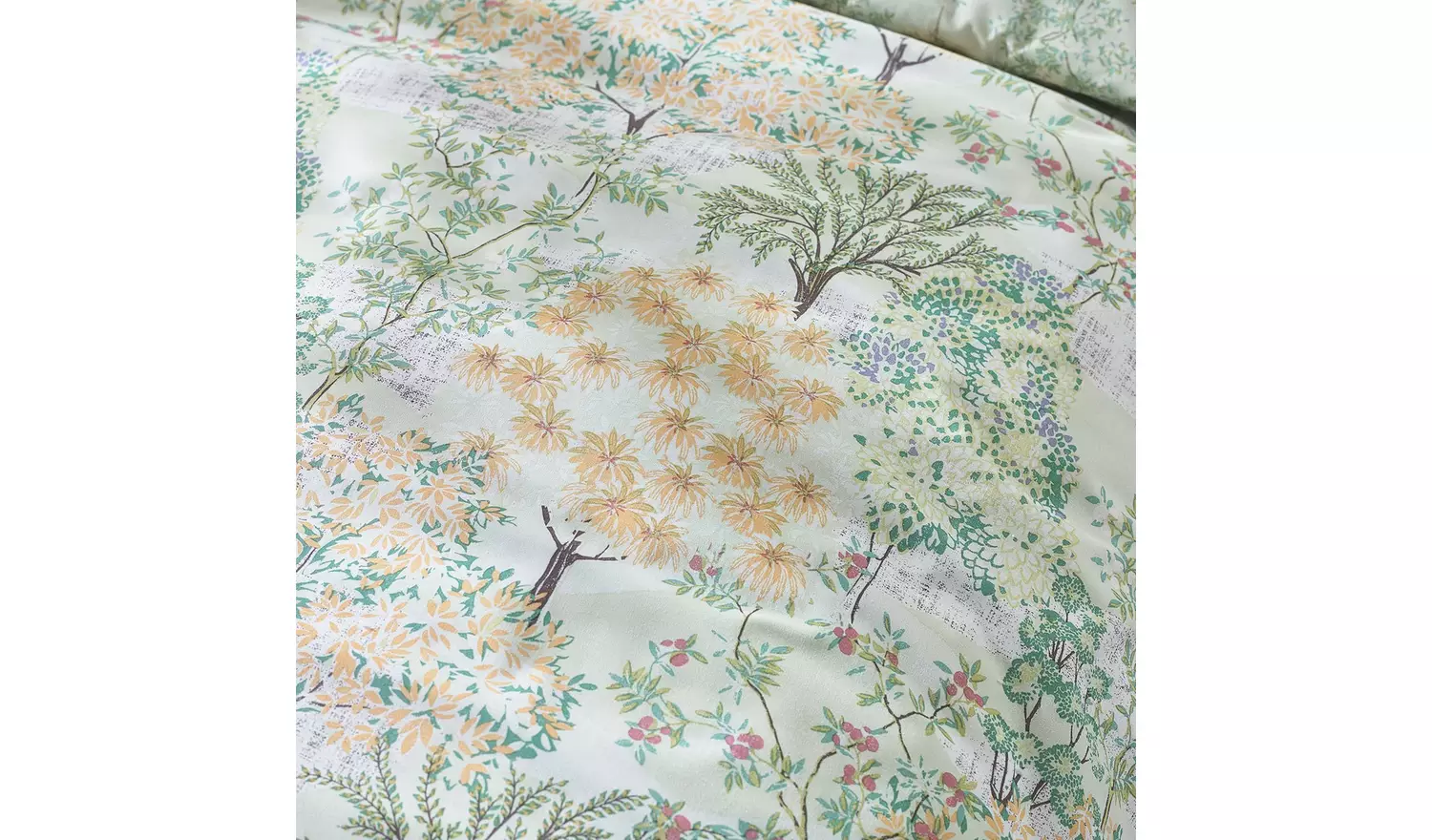 Catherine Lansfield Forest Blossom Green Bedding Set - King