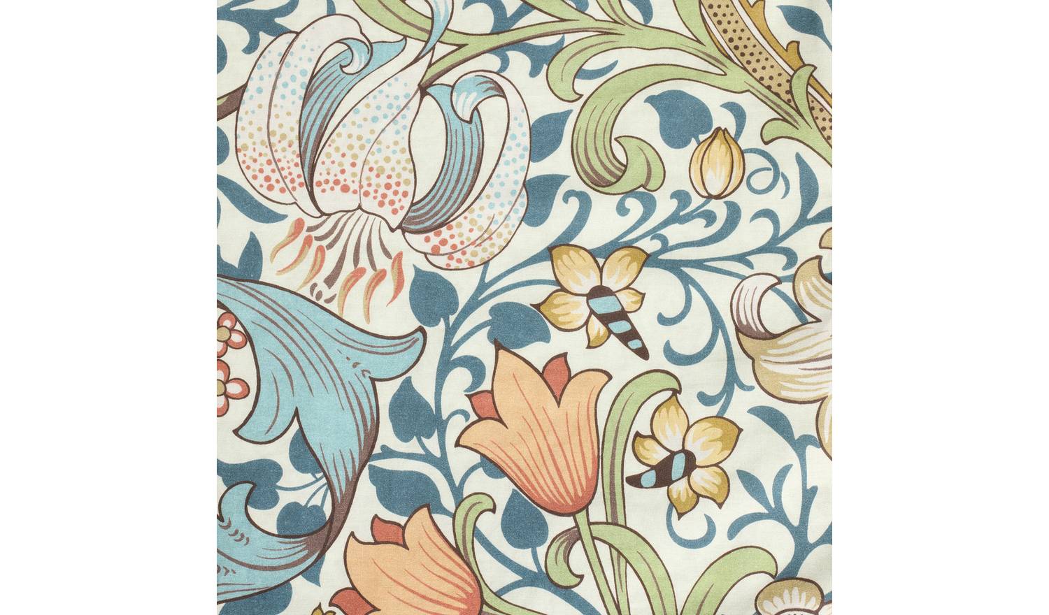 Habitat x Morris & Co. Golden Lily Blue Bedding Set - Double