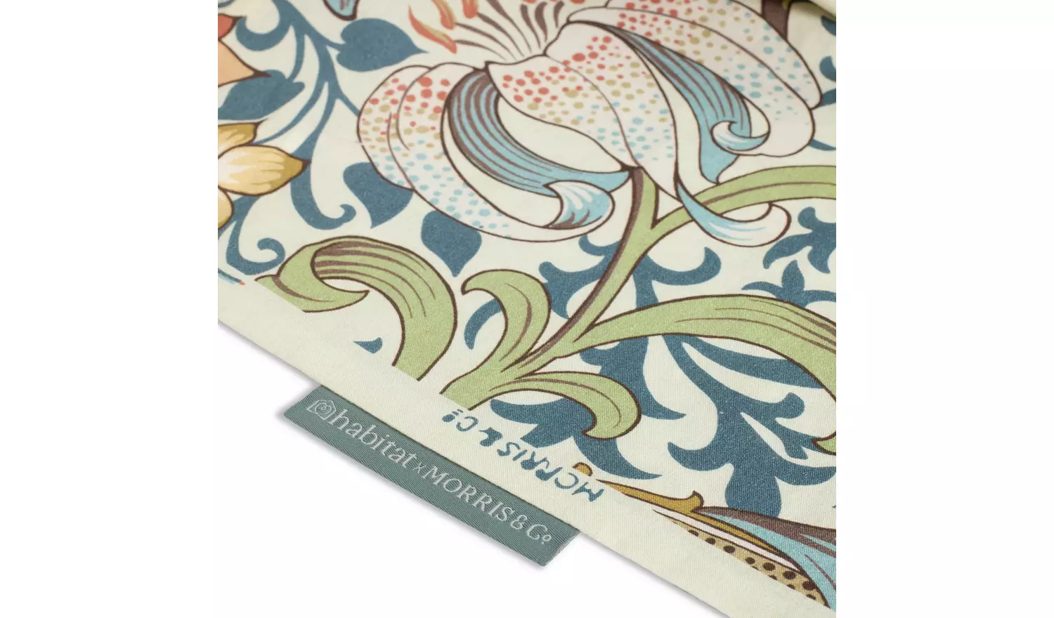 Habitat x Morris & Co. Golden Lily Blue Bedding Set - Double