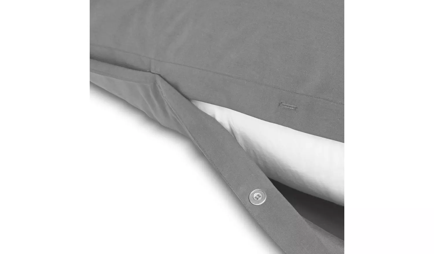 Habitat Easycare Plain Grey Bundle Bedding Set - Double