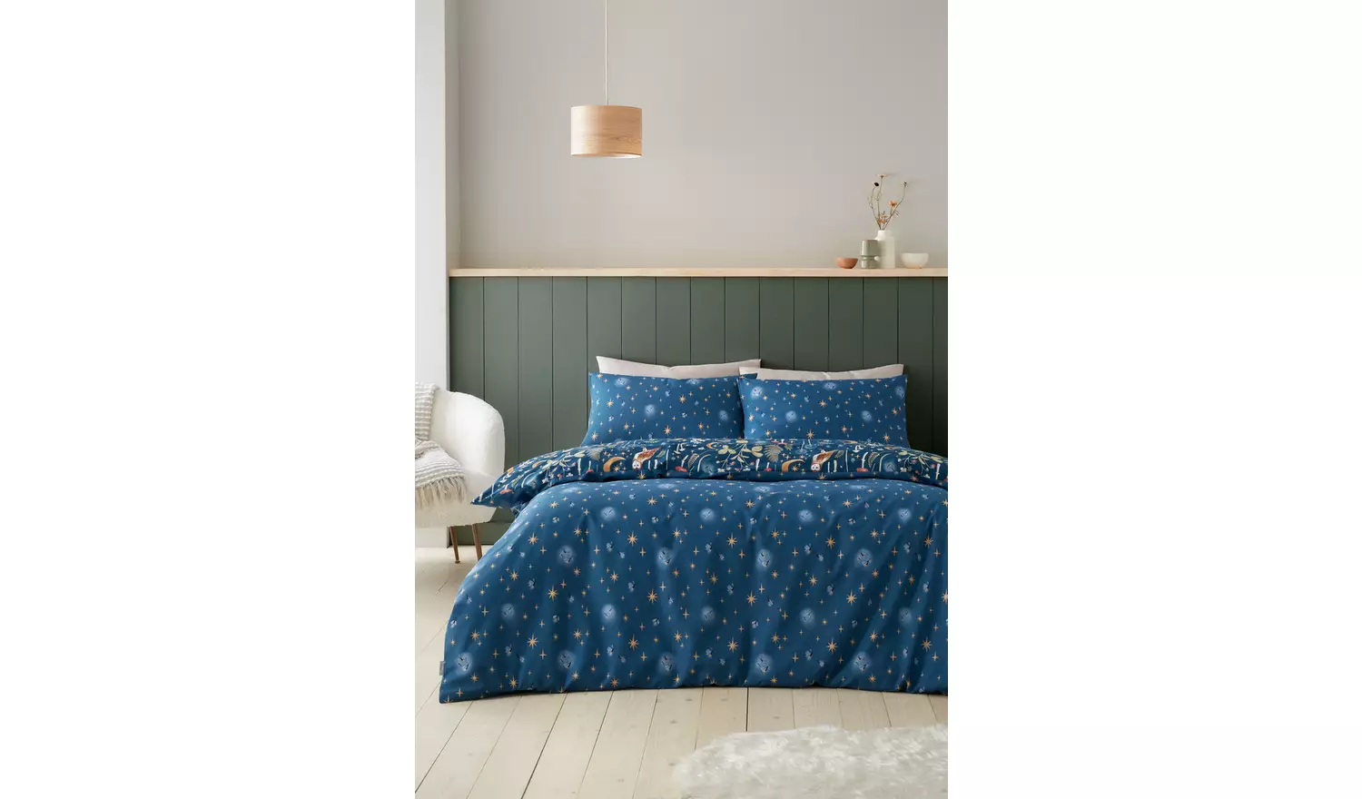 Catherine Lansfield Enchanted Twilight Bedding Set- Kingsize