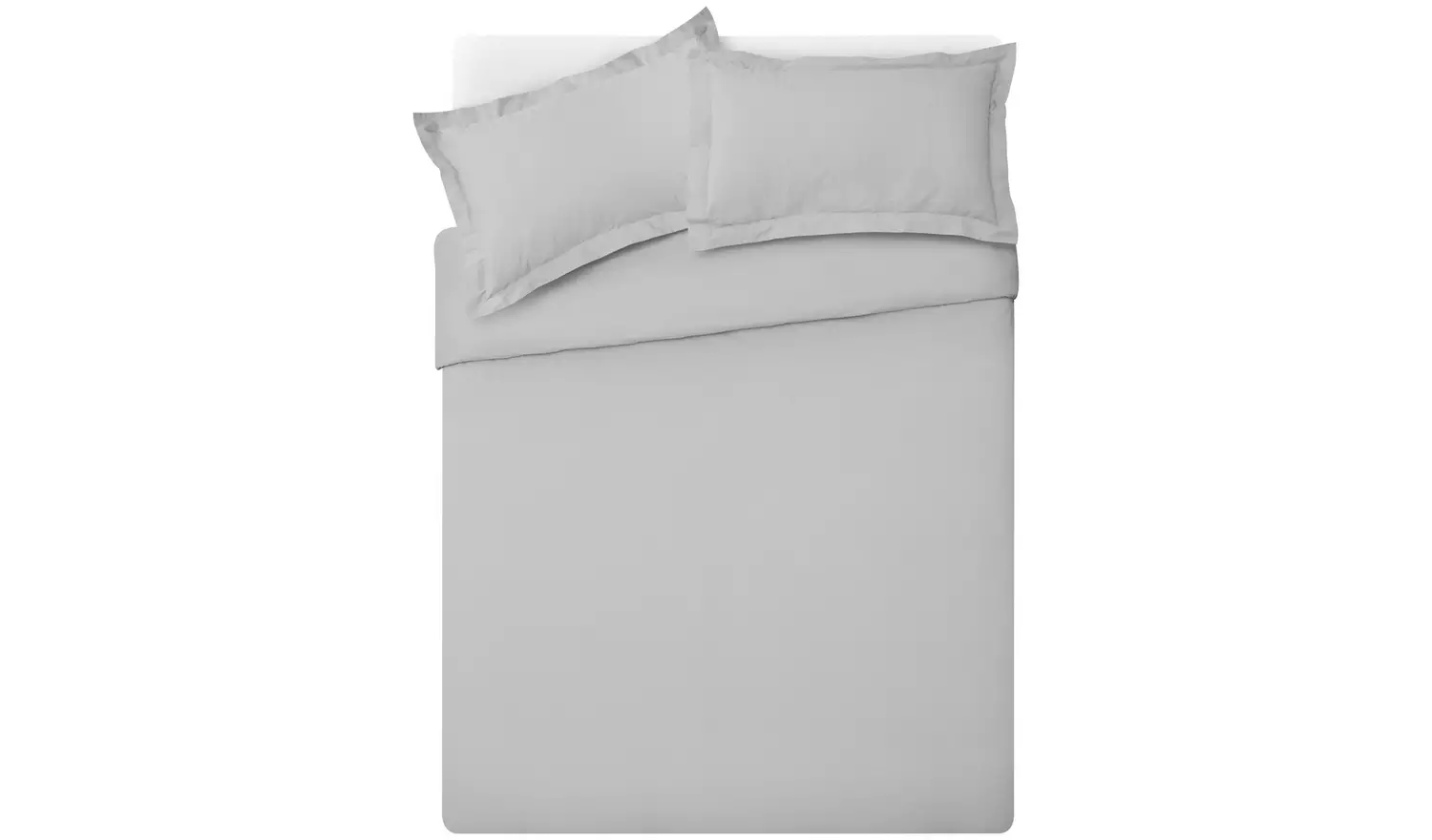 Habitat Egyptian Cotton 400TC Grey Bedding Set - Superking