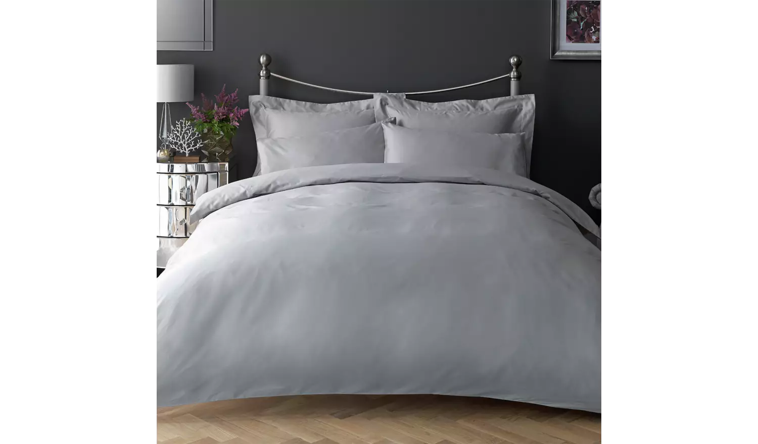 Habitat 400TC Egyptian Cotton Oxford Duvet Set - Kingsize