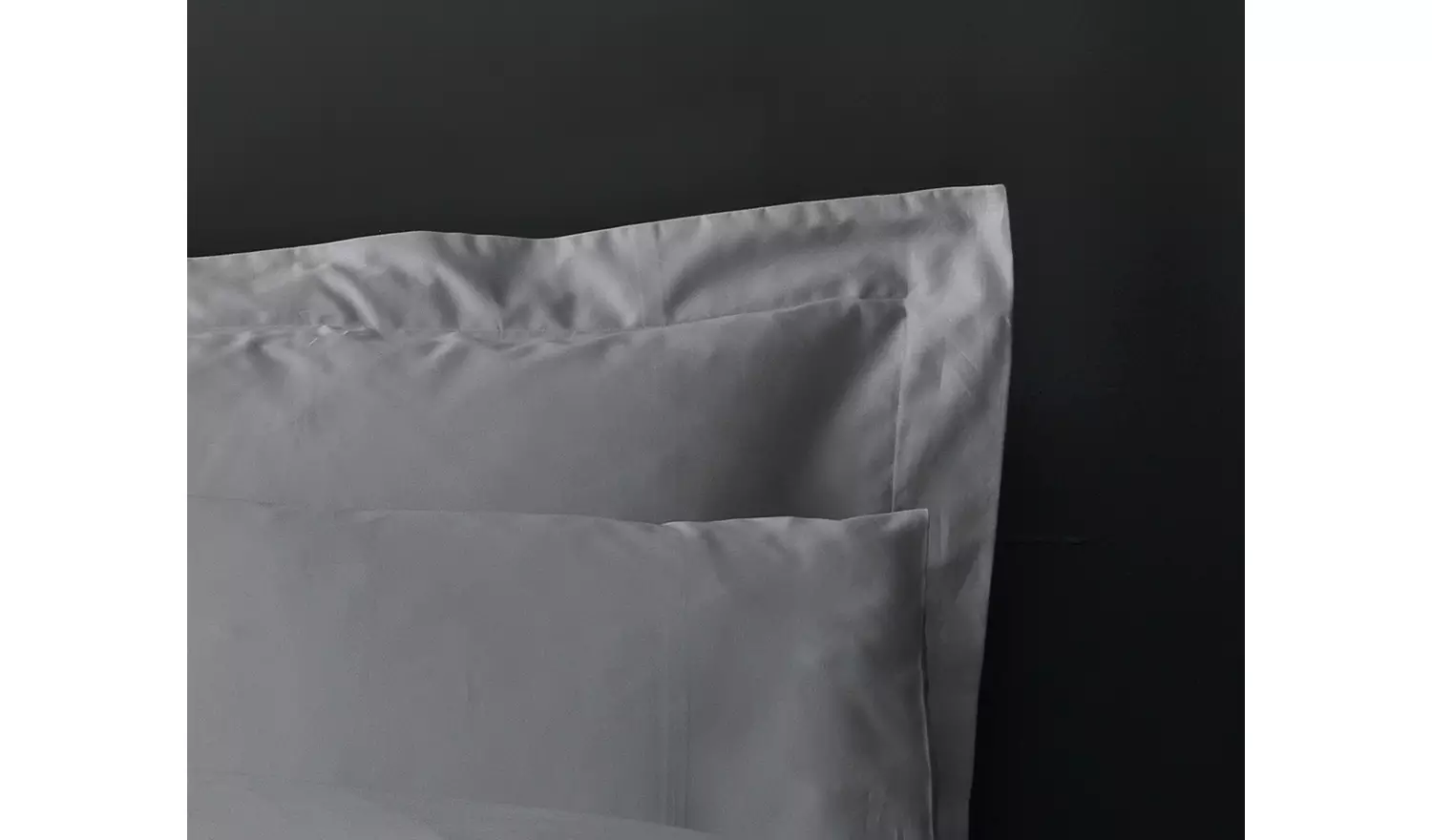 Habitat Egyptian Cotton 400TC Plain Grey Bedding Set-Double