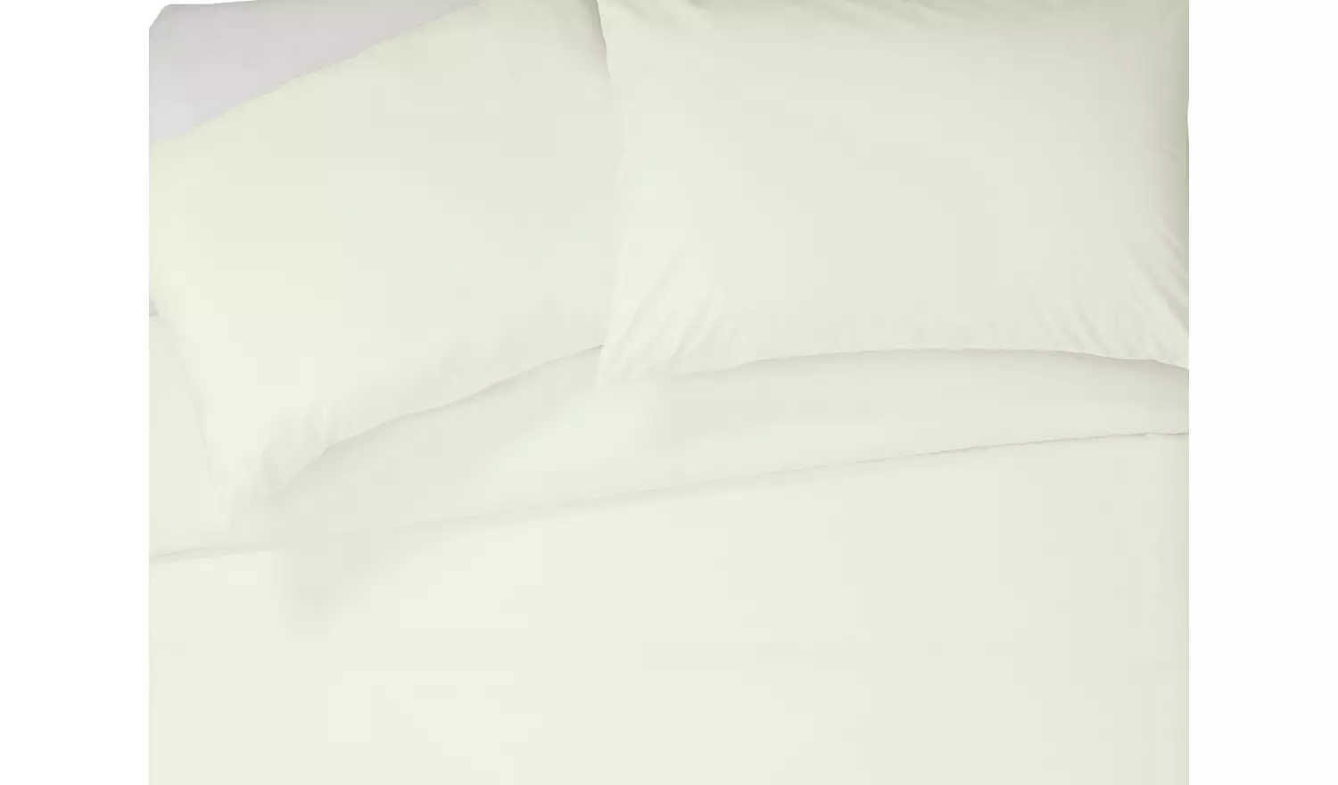 Habitat Pure Cotton 200TC Cream Bedding Set - Double