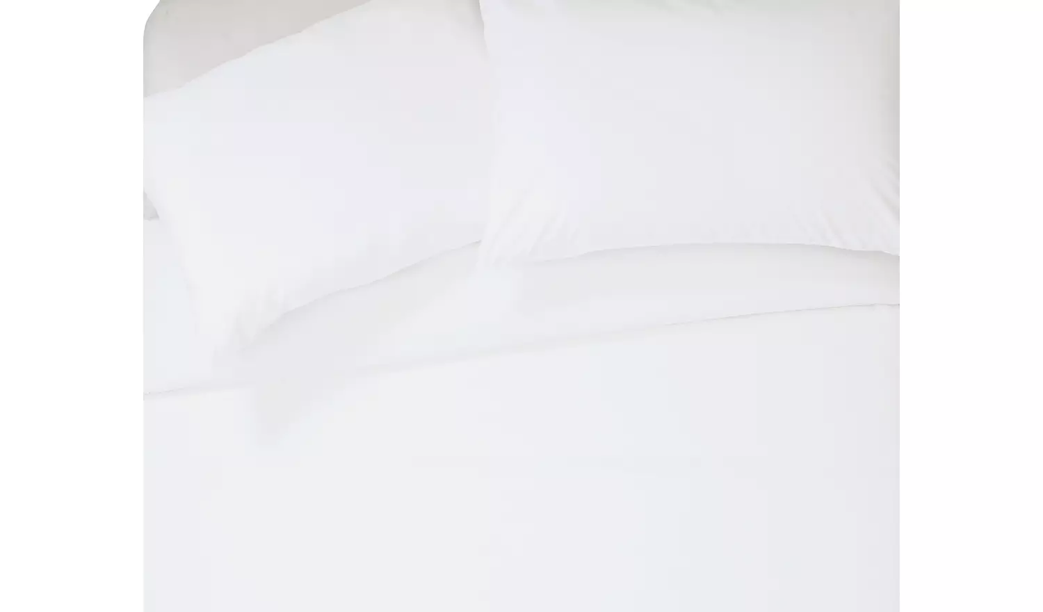 Habitat Pure Cotton 200TC White Bedding Set - Kingsize