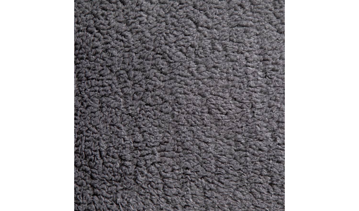 Argos Home Fleece Plain Grey Bedding Set - Superking