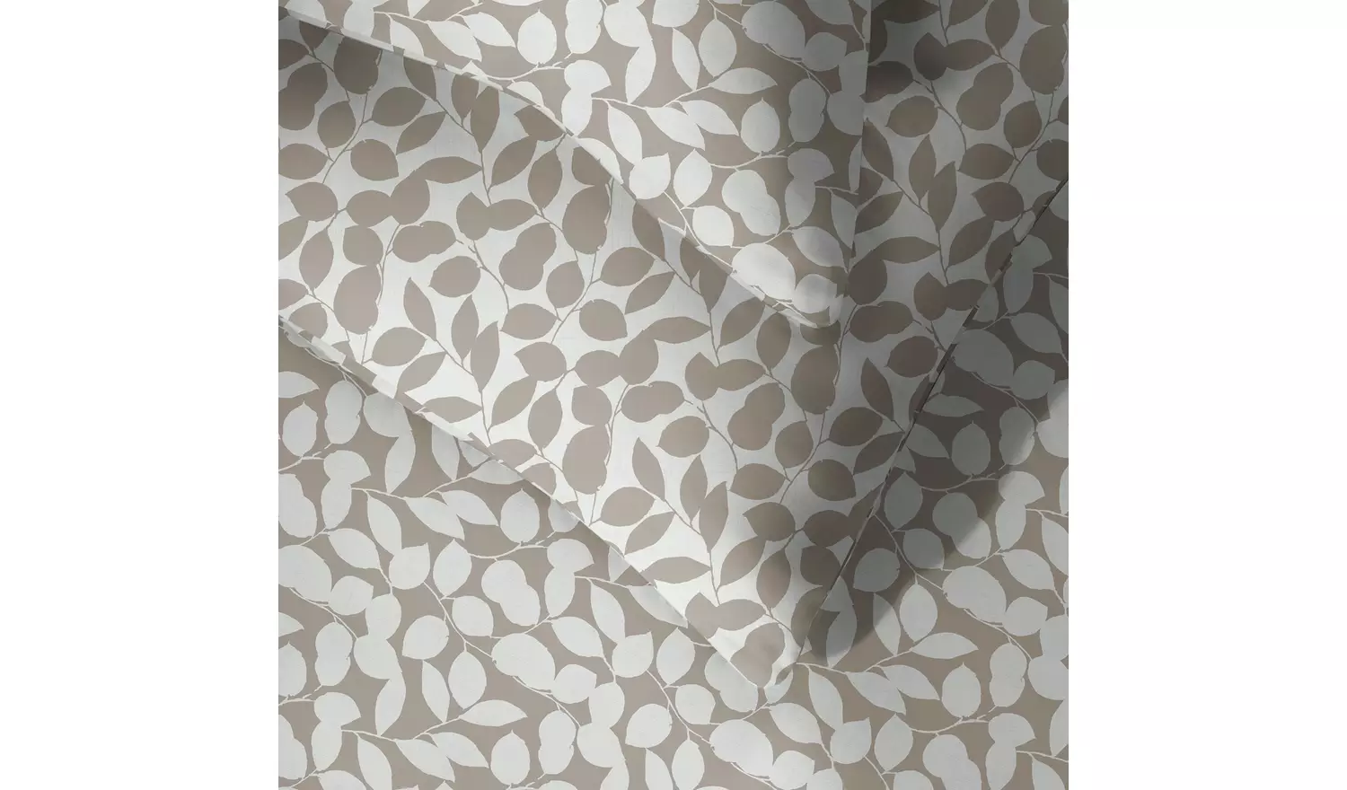 Habitat Floral Beige & White Bedding Set - Double