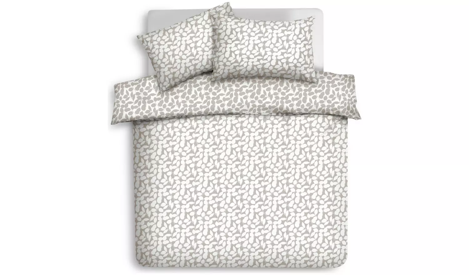 Habitat Floral Beige & White Bedding Set - Double
