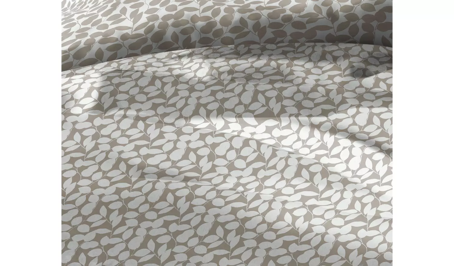 Habitat Floral Beige & White Bedding Set - Double