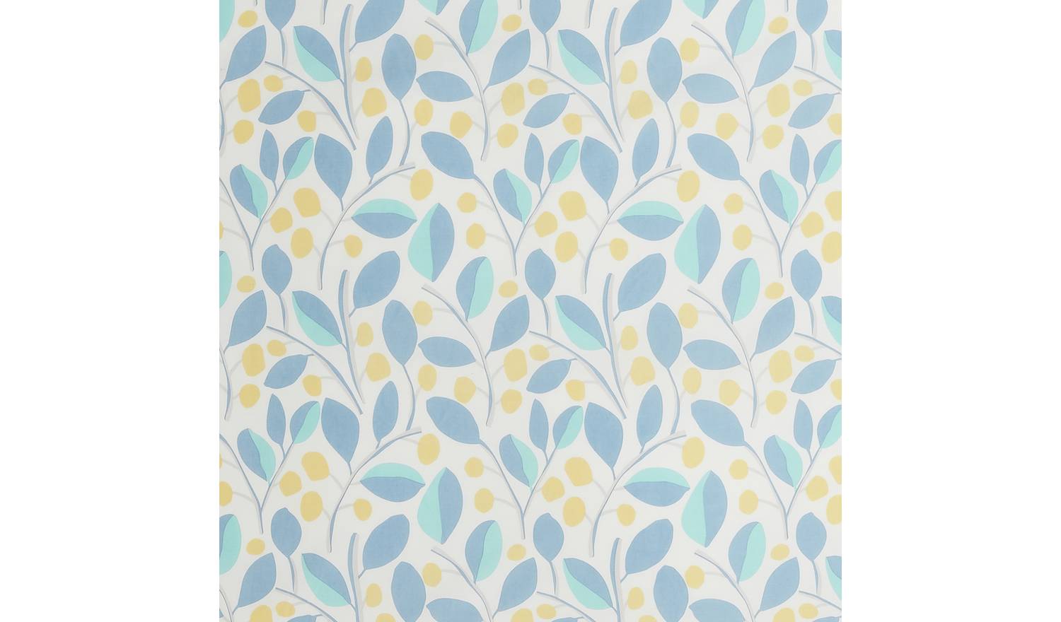 Habitat Scandi Floral Sky Blue & Yellow Bedding Set-Kingsize
