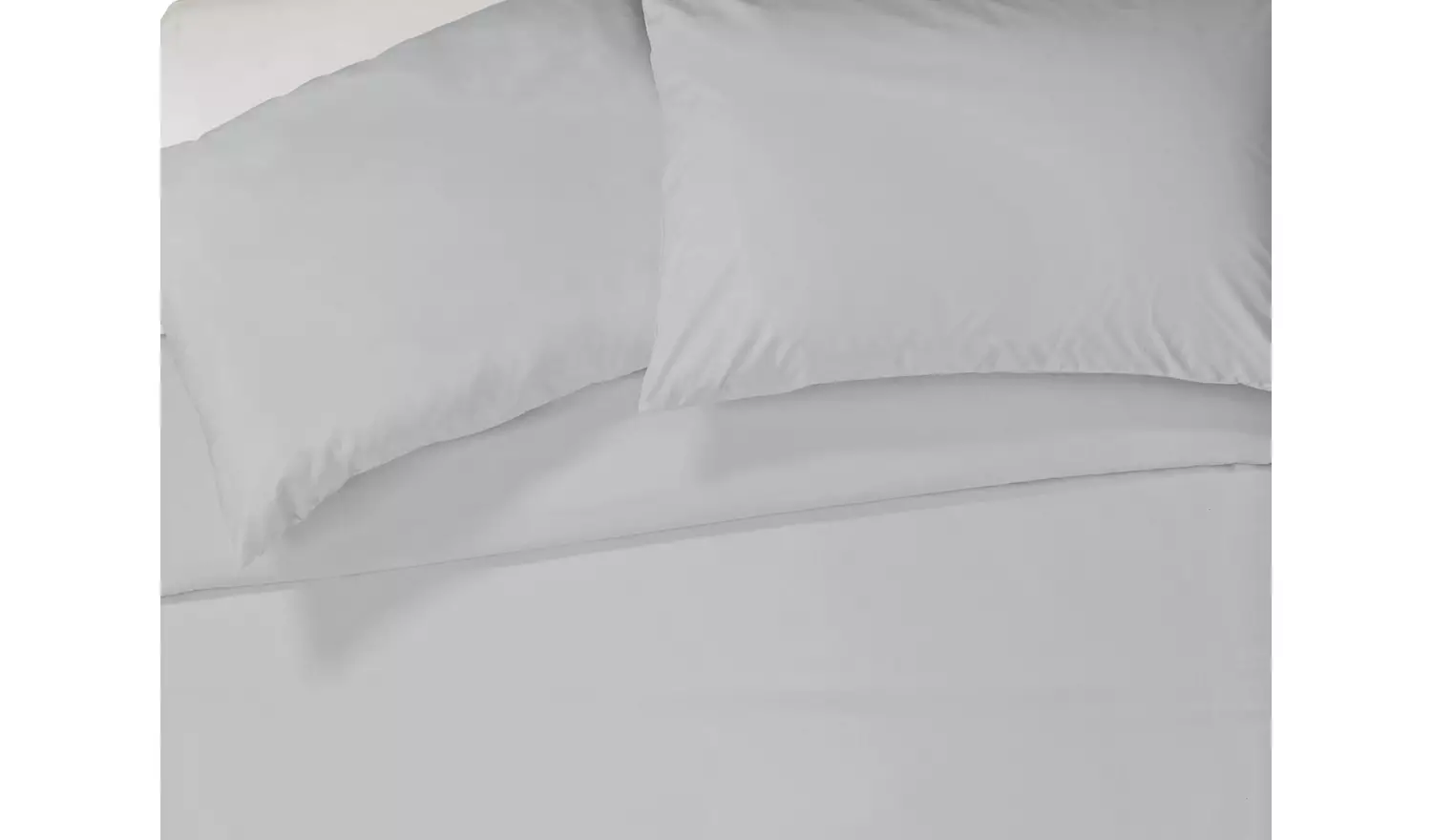 Habitat Pure Cotton 200TC Grey Bedding Set - Double