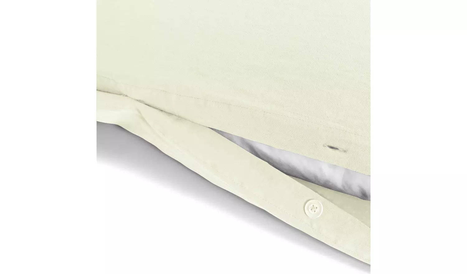 Habitat Cotton Rich 180 TC Plain Cream Bedding Set - King