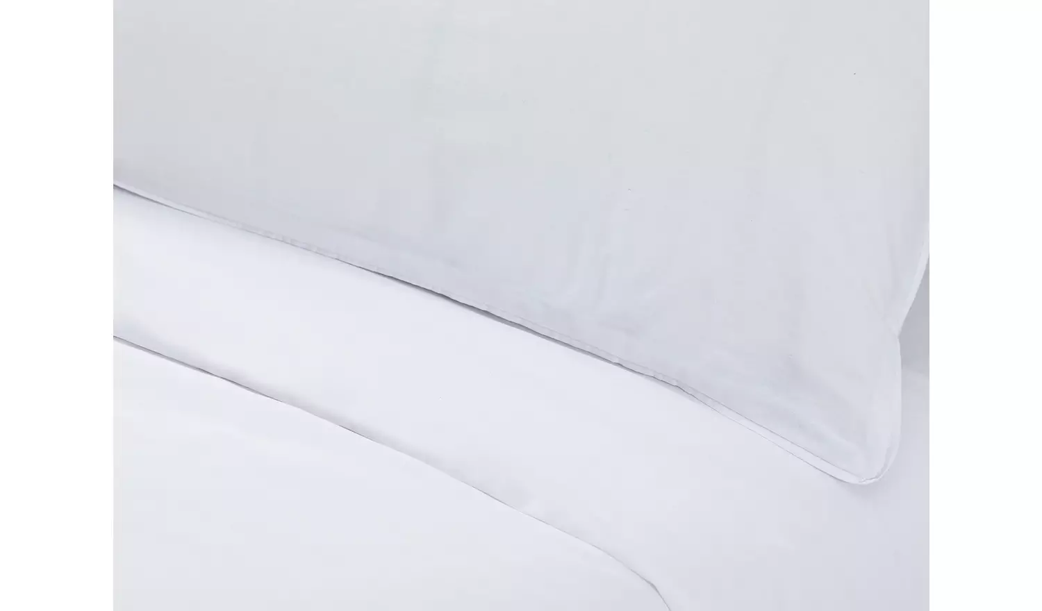 Habitat Cotton Rich 180 TC Plain White Bedding Set - Single