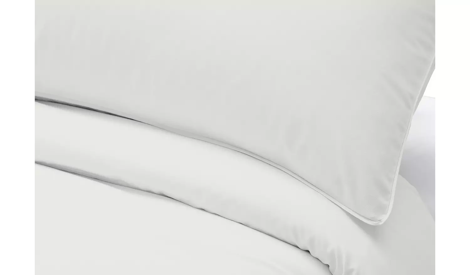 Habitat Cotton Rich 180 TC Plain Cream Bedding Set - Double