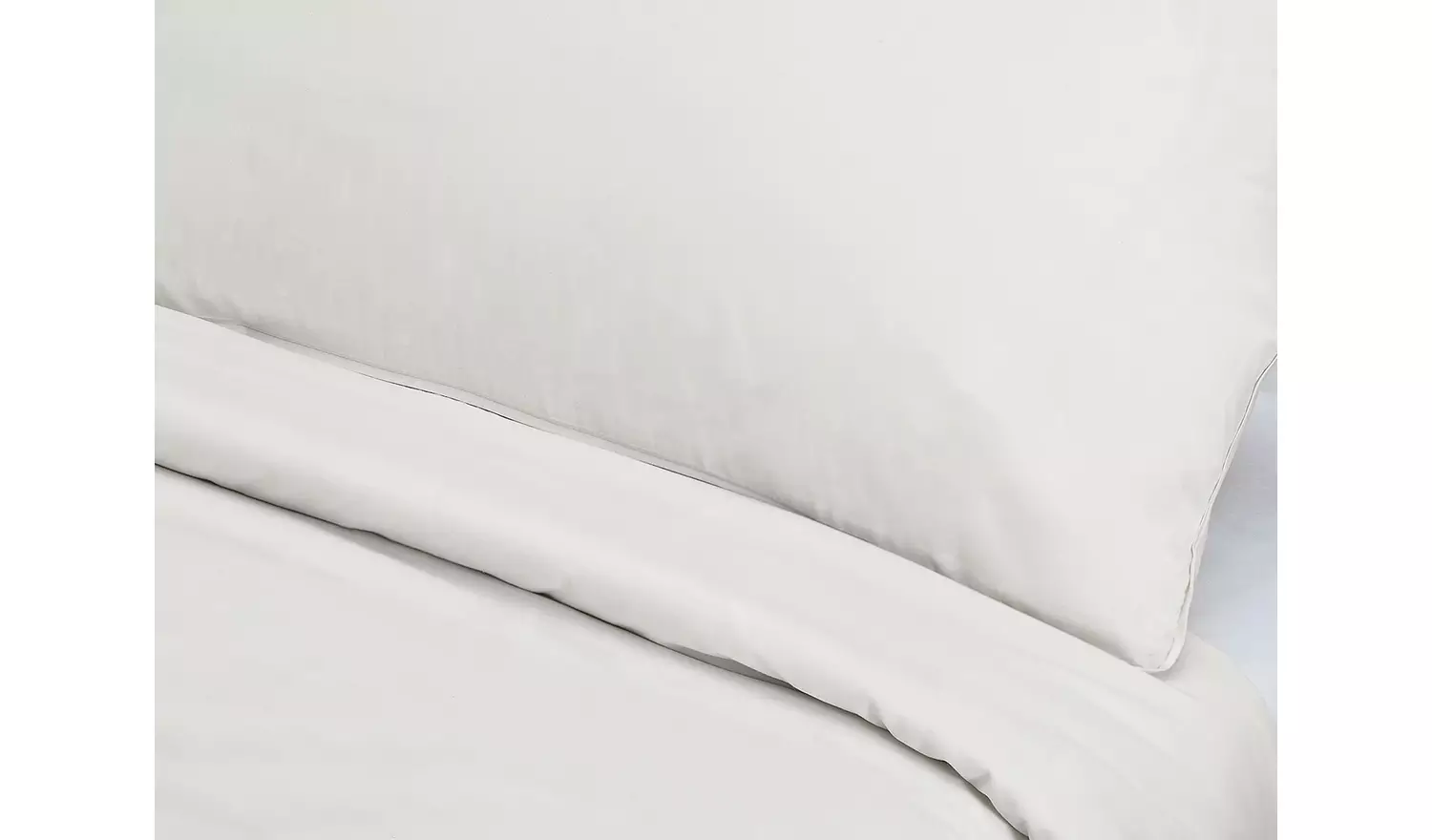 Habitat Cotton Rich 180 TC Plain Cream Bedding Set - Single