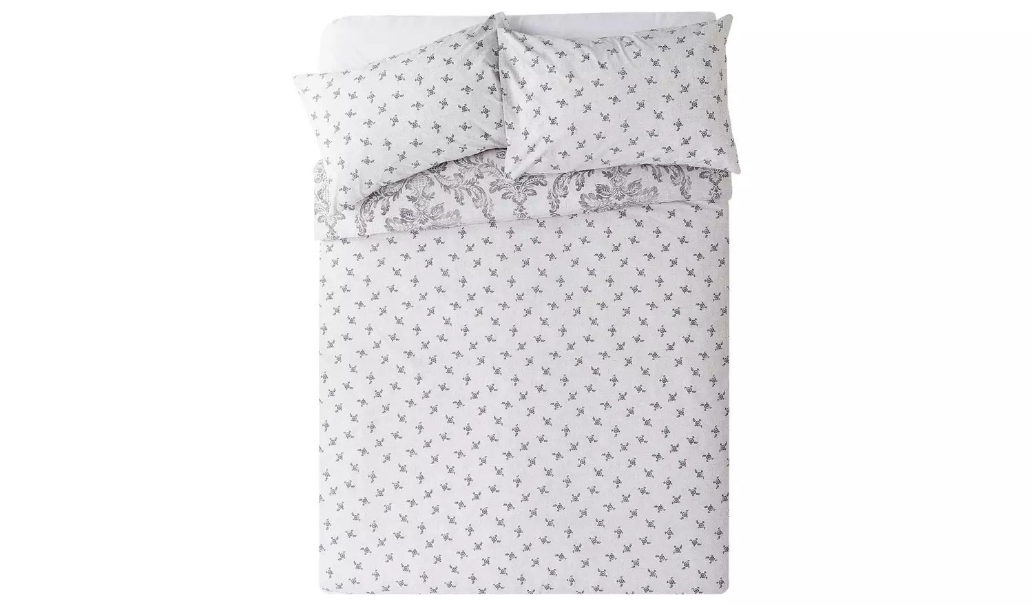 Argos Home Damask Bedding Set - Double