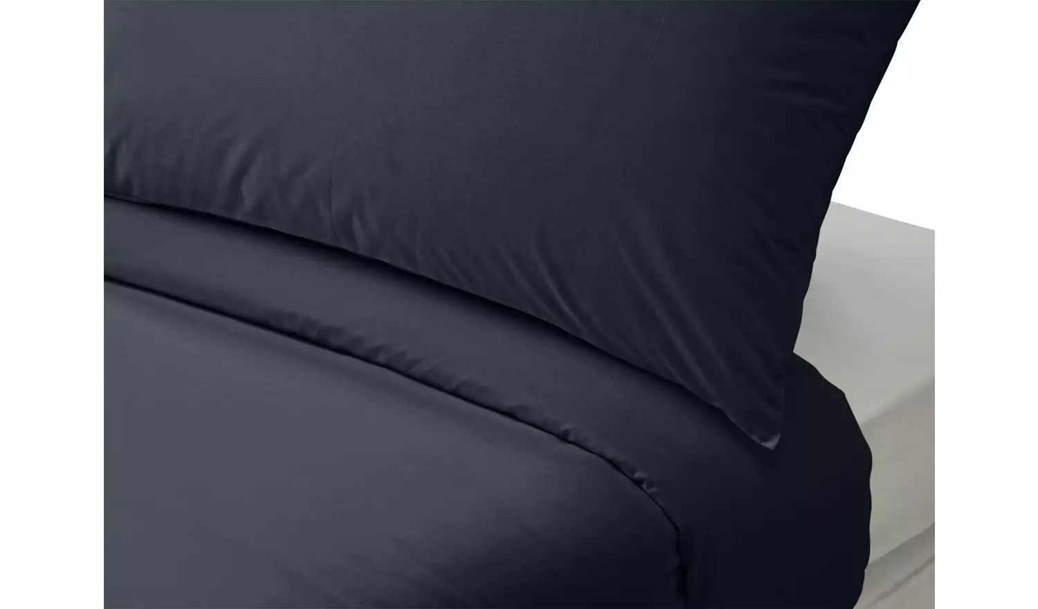Habitat Pure Cotton 200TC Navy Bedding Set - Double