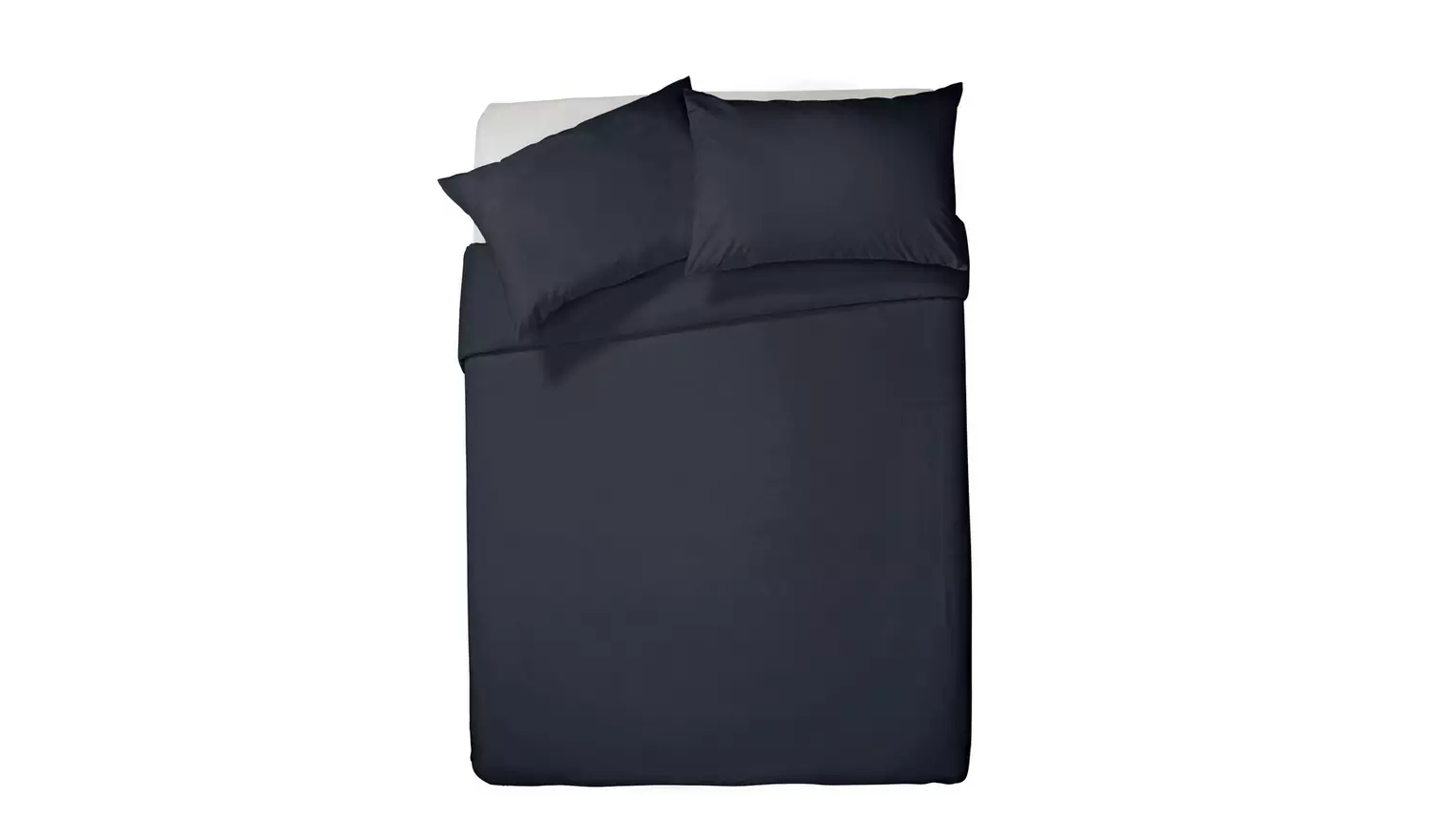 Habitat Pure Cotton 200TC Navy Bedding Set - Kingsize