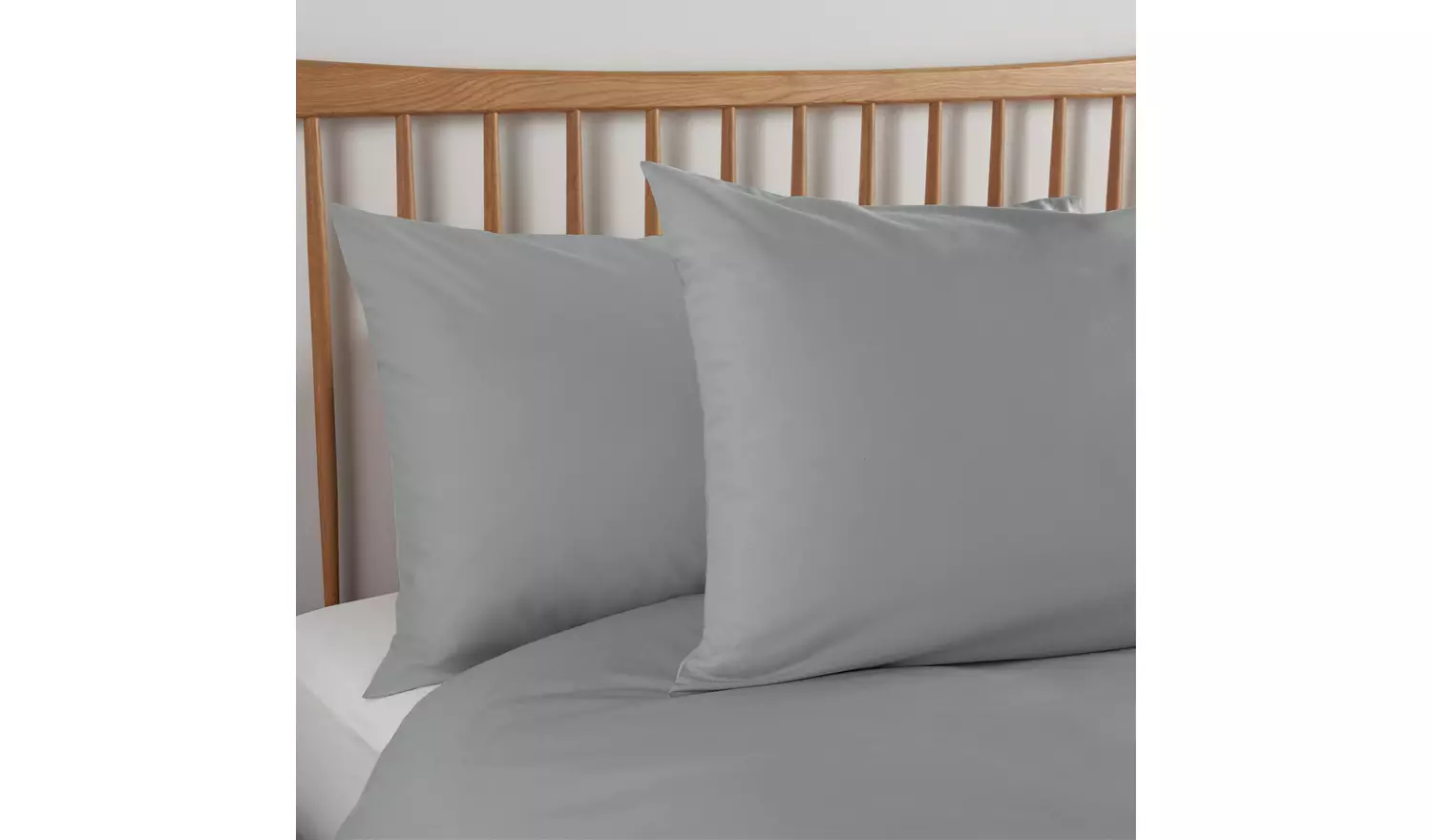 Habitat Cool Lyocell Cotton Dove Grey Bedding Set - Single