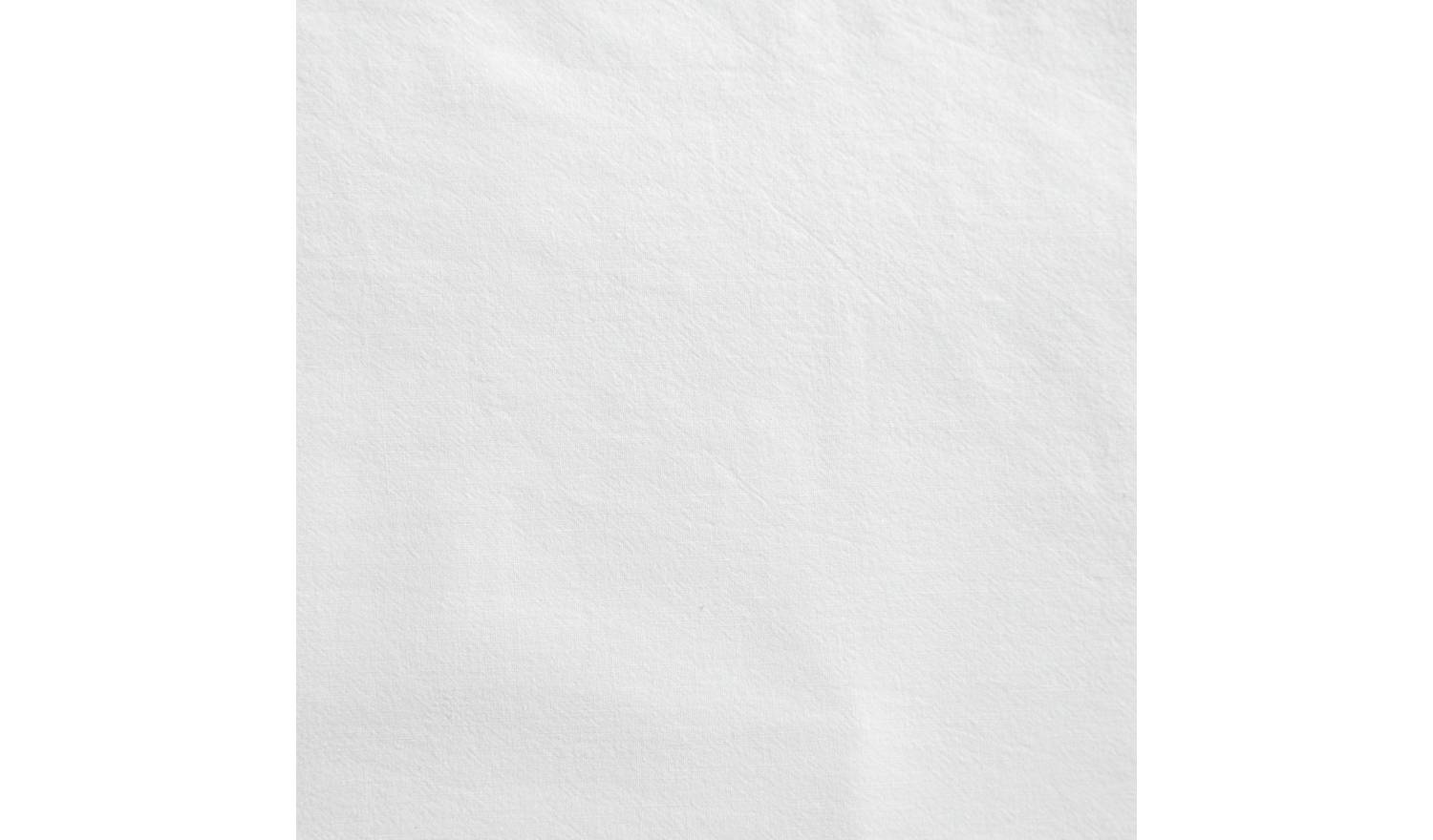 Habitat Stonewashed Cotton Plain White Bedding Set - Double