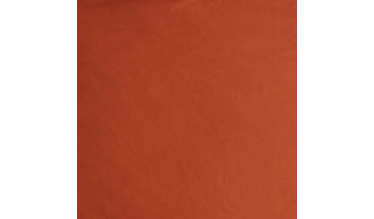 Habitat Cotton Linen Plain Rust Bedding Set - Double