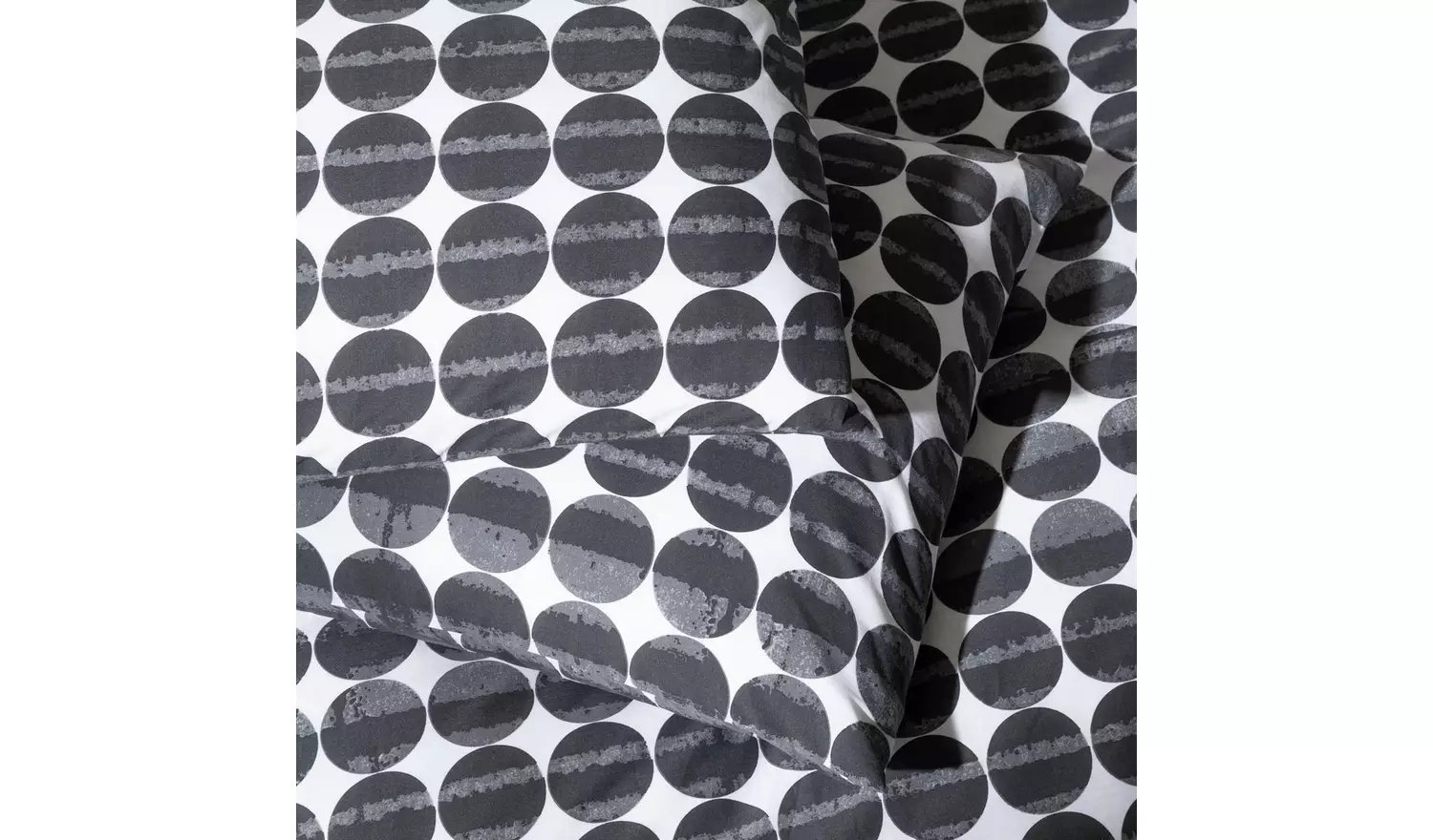 Habitat Industrial Spot Black & White Bedding Set - Double