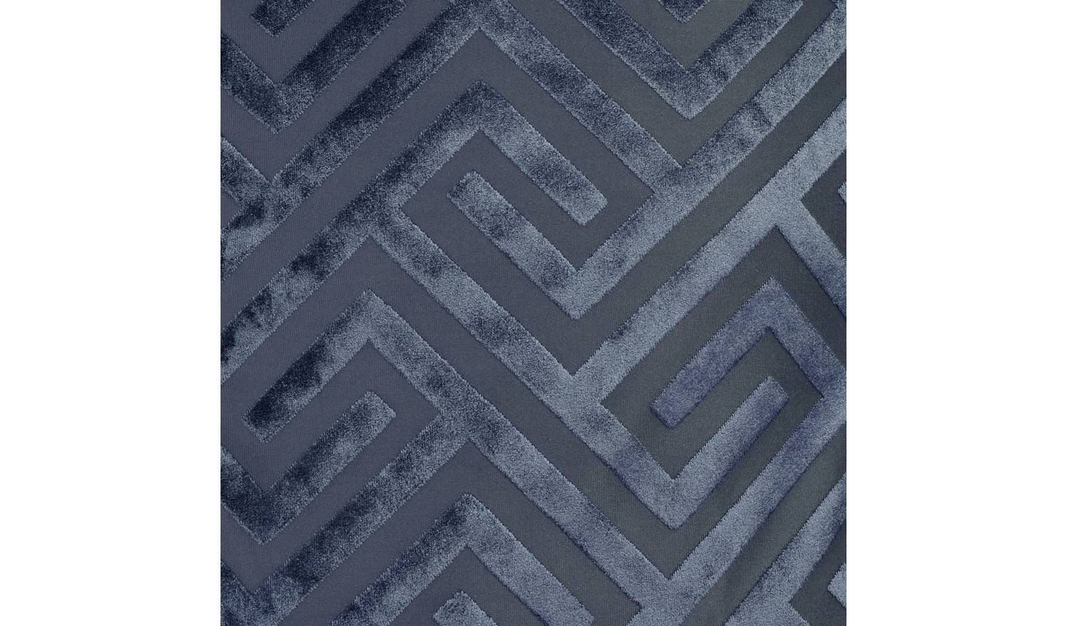 Habitat Velvet Geo Navy Bedding Set - Kingsize