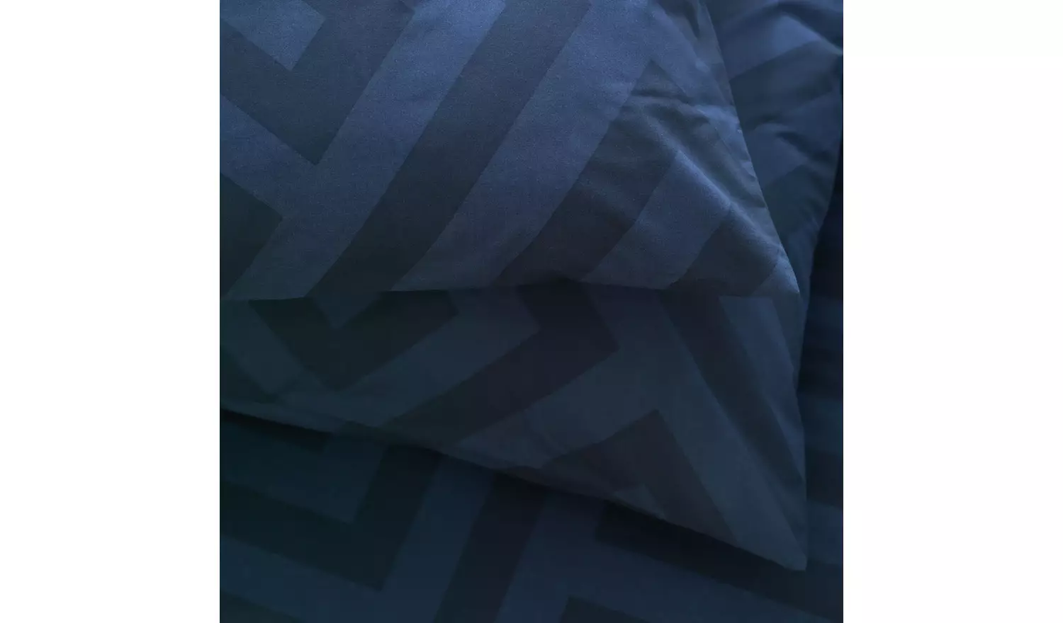 Argos Home Geo Navy Bedding Set - Kingsize
