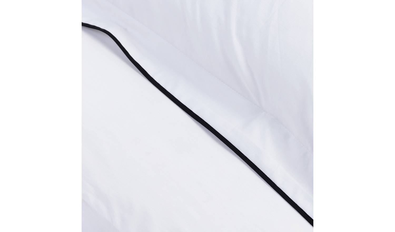 Habitat Cotton 200TC Oxford Edge White Bedding Set -Kingsize