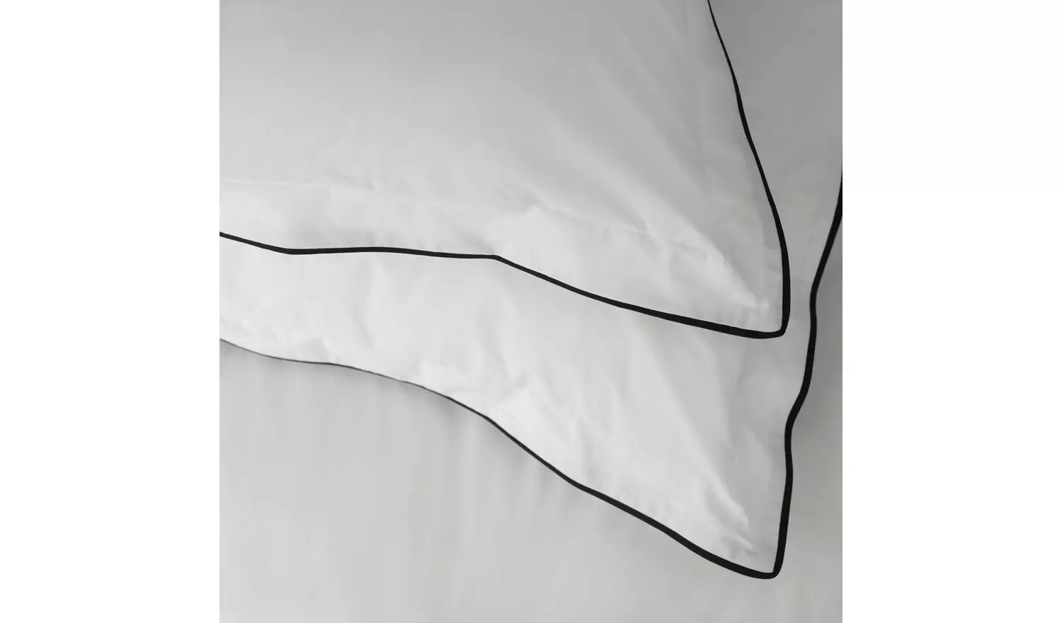 Habitat Cotton 200TC Oxford Edge White Bedding Set -Kingsize