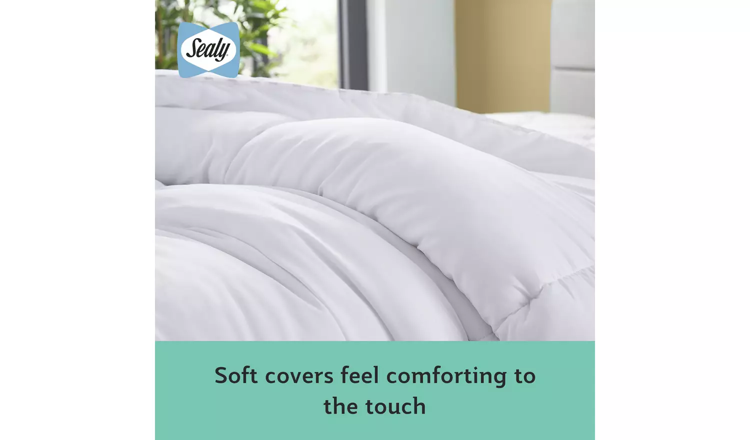 Sealy Anti Allergy Hollowfibre 10.5Tog Duvet - Double