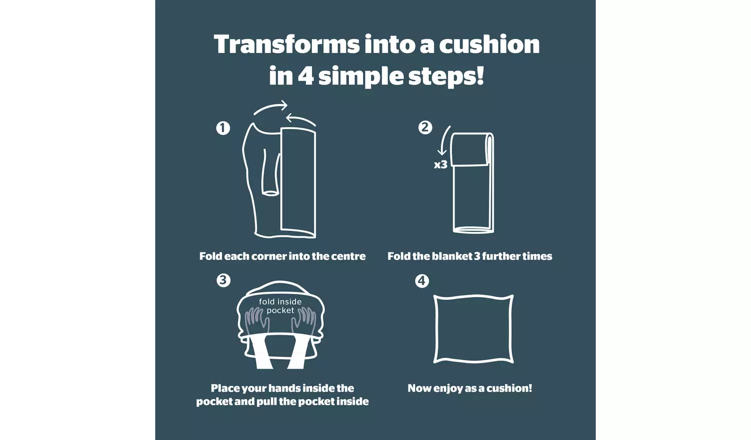 Silentnight Snugsie Wearable Blanket with Sleeves - Grey