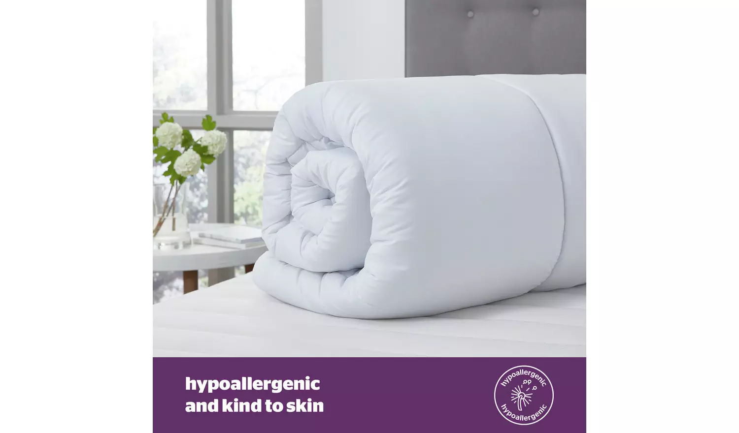 Silentnight Soft Like Down 10.5 Tog Duvet - Single