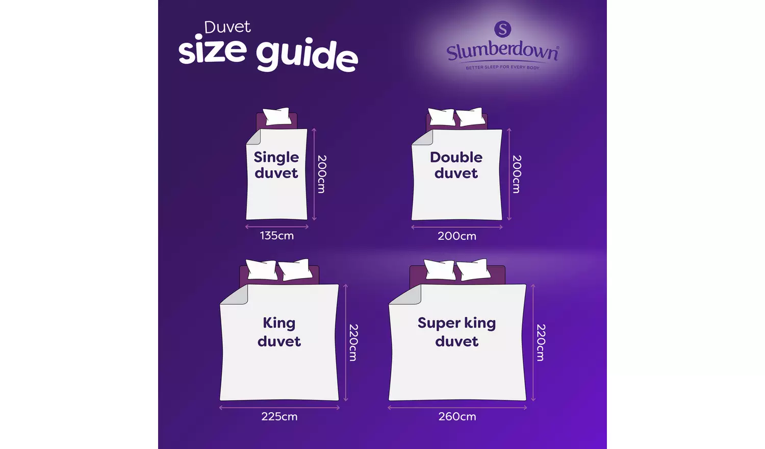 Slumberdown Soft & Huggable 13.5 Tog Duvet - Double