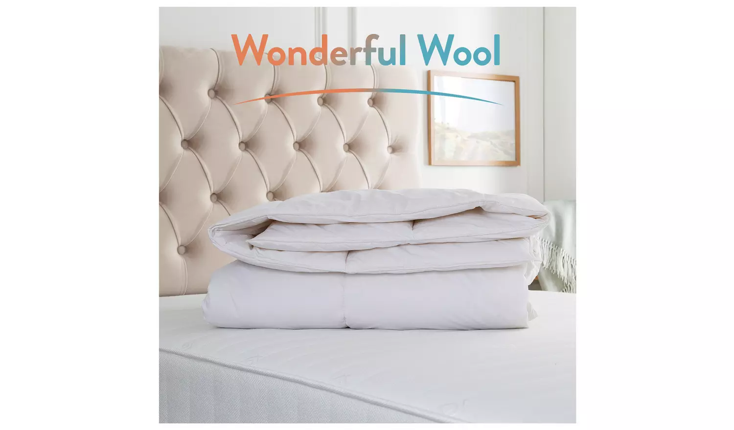Slumberdown Wonderful Wool Medium Weight Duvet - Kingsize