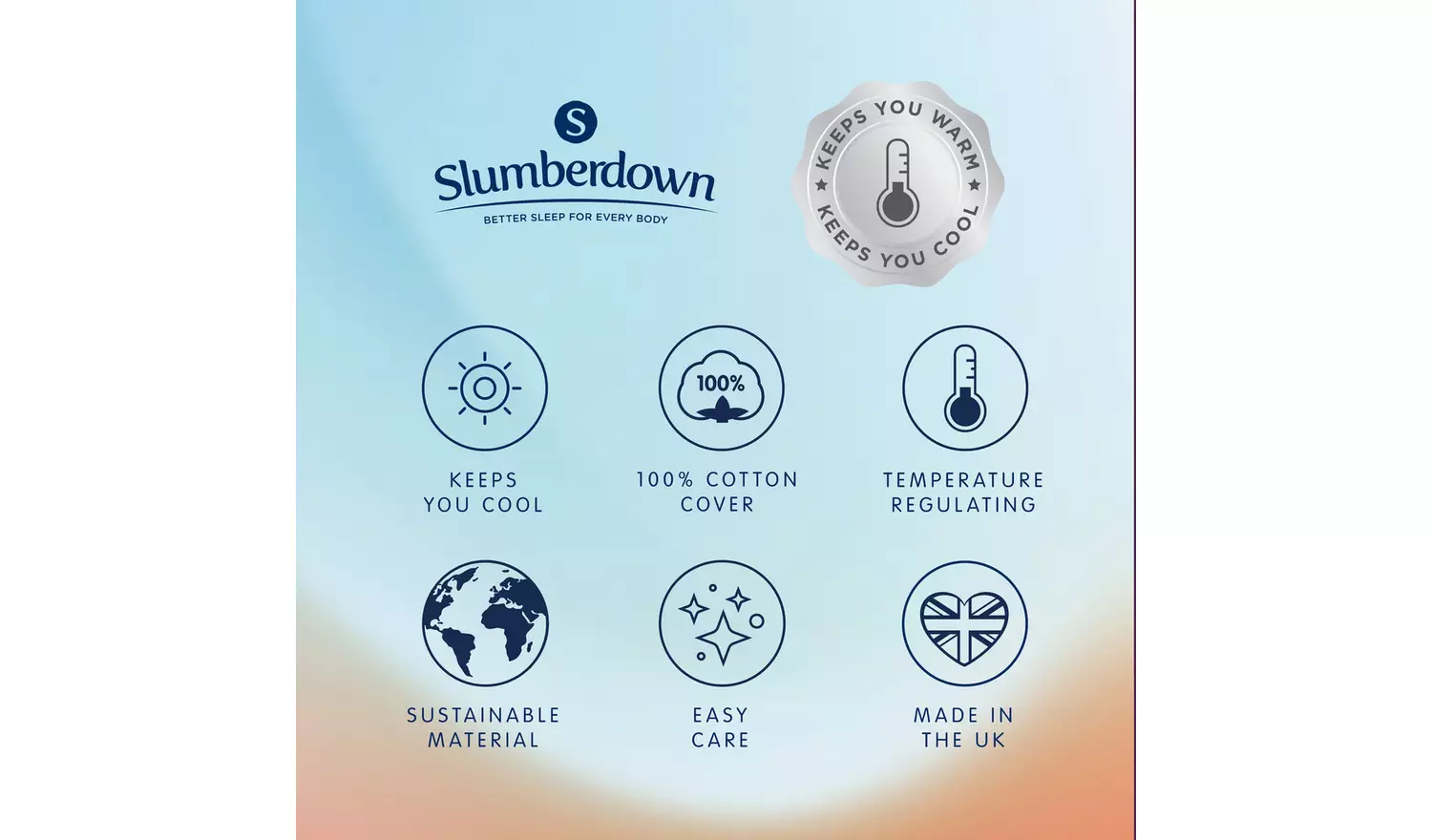 Slumberdown Wonderful Wool Medium Weight Duvet - Kingsize